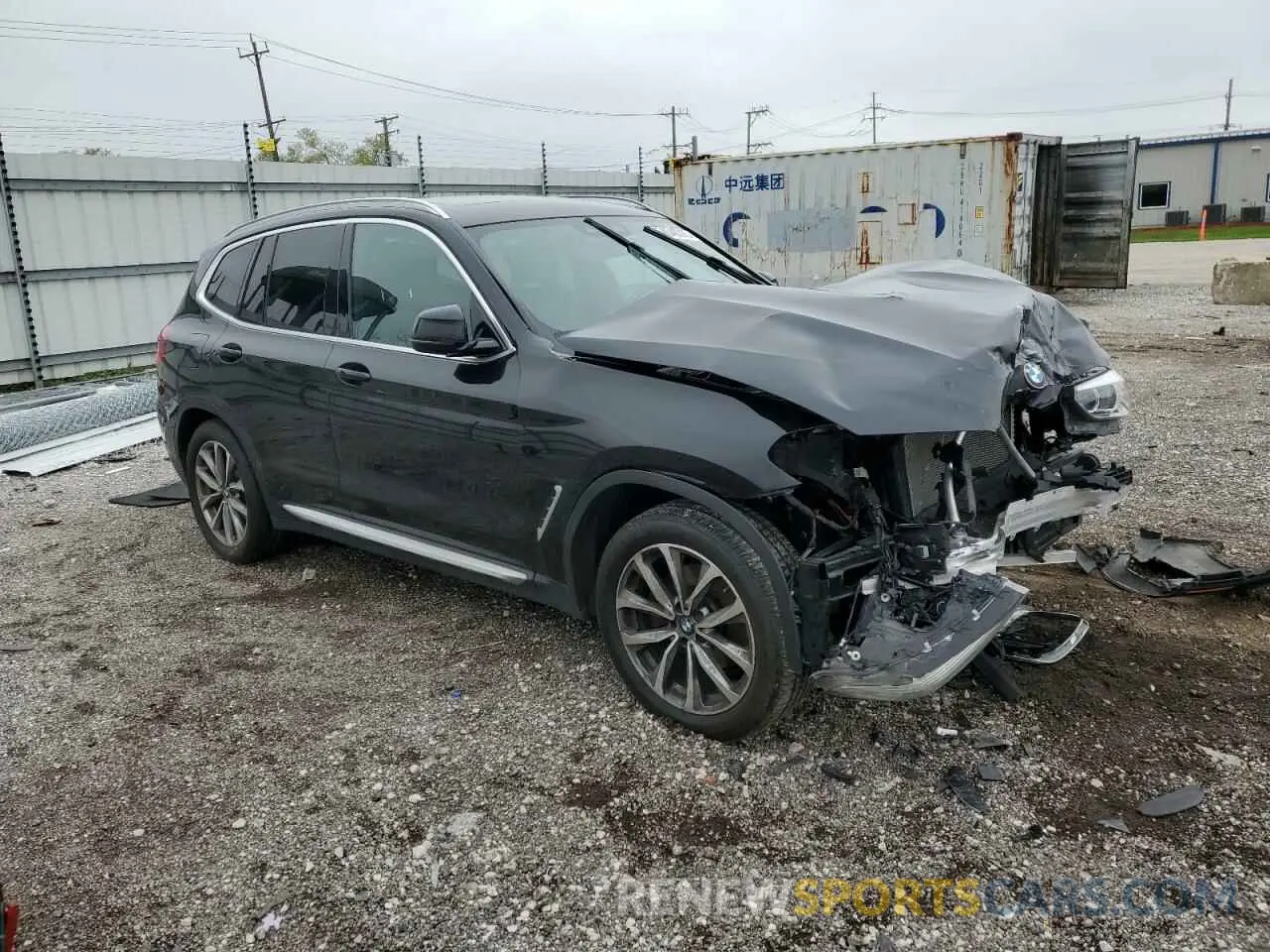 4 Photograph of a damaged car 5UXTR9C50KLP87790 BMW X3 2019