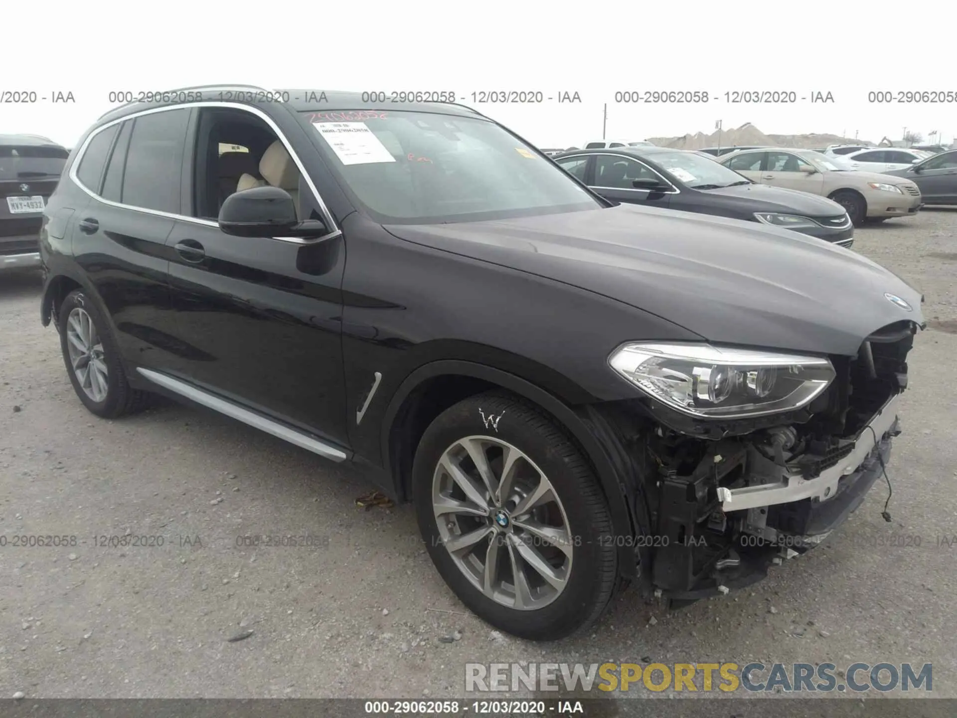 1 Photograph of a damaged car 5UXTR9C50KLP88504 BMW X3 2019