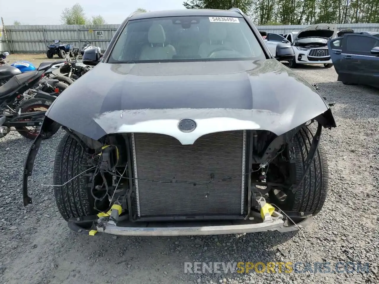 5 Photograph of a damaged car 5UXTR9C50KLP90236 BMW X3 2019