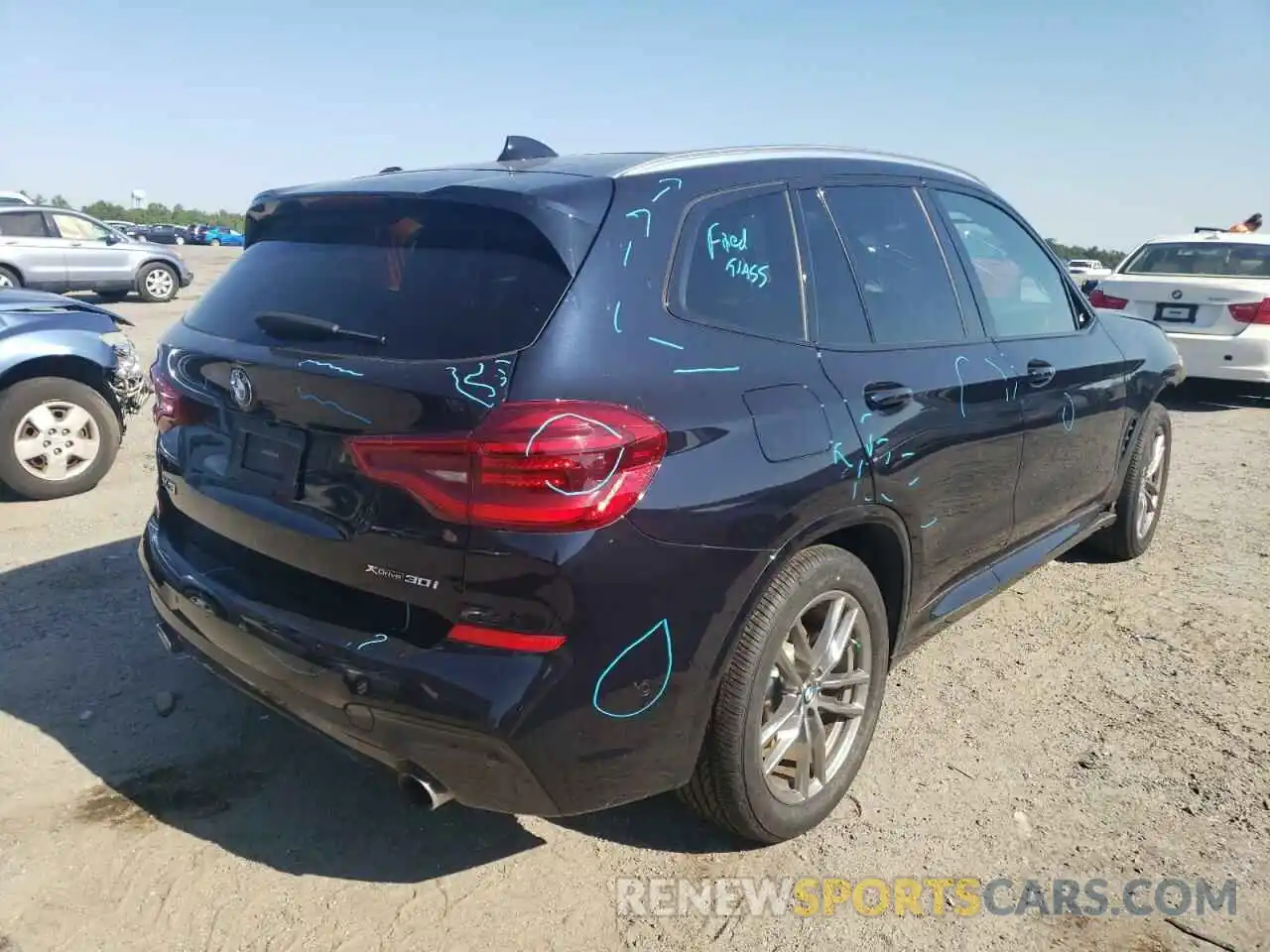 4 Photograph of a damaged car 5UXTR9C50KLR06793 BMW X3 2019