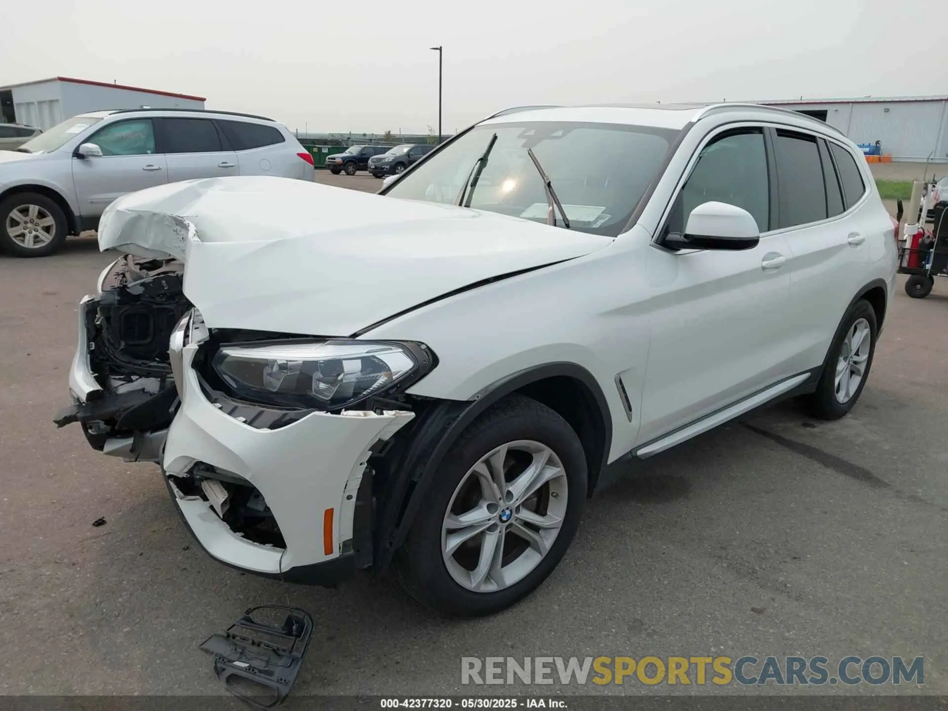 2 Photograph of a damaged car 5UXTR9C50KLR10195 BMW X3 2019