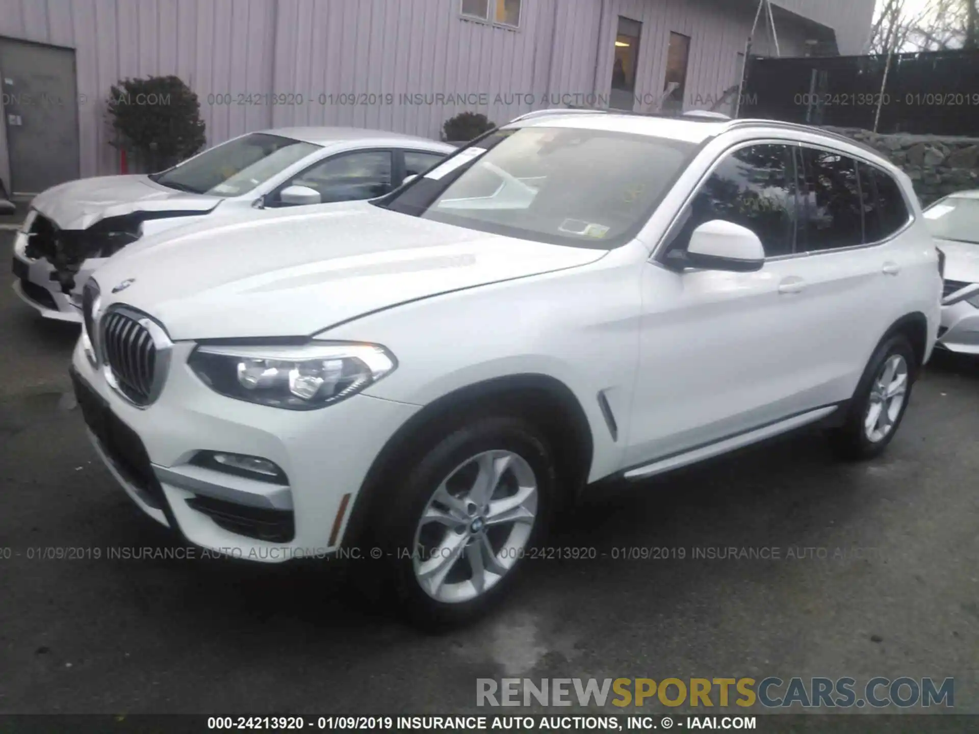 2 Photograph of a damaged car 5UXTR9C51KLD91516 BMW X3 2019