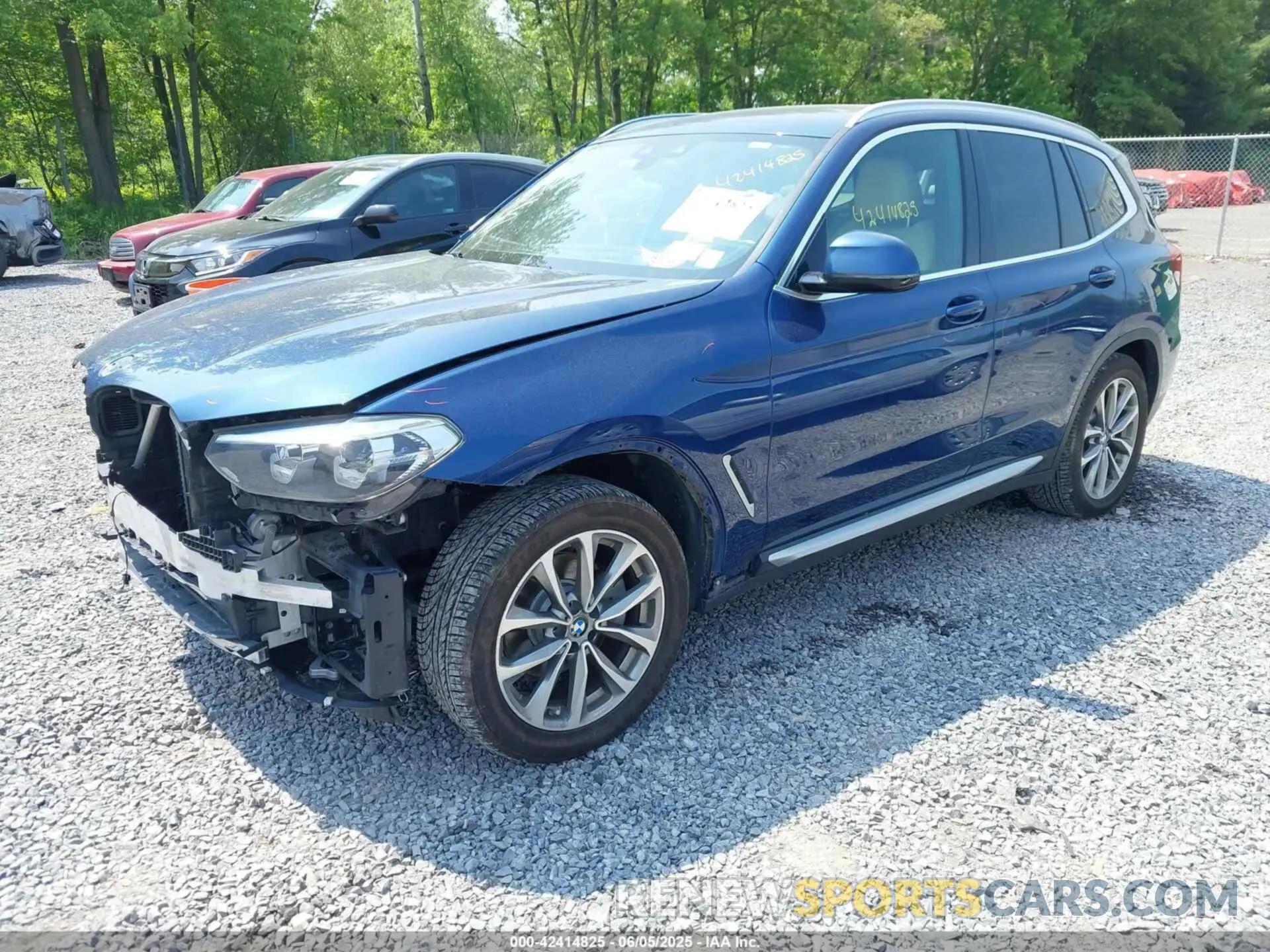 2 Photograph of a damaged car 5UXTR9C51KLD92259 BMW X3 2019