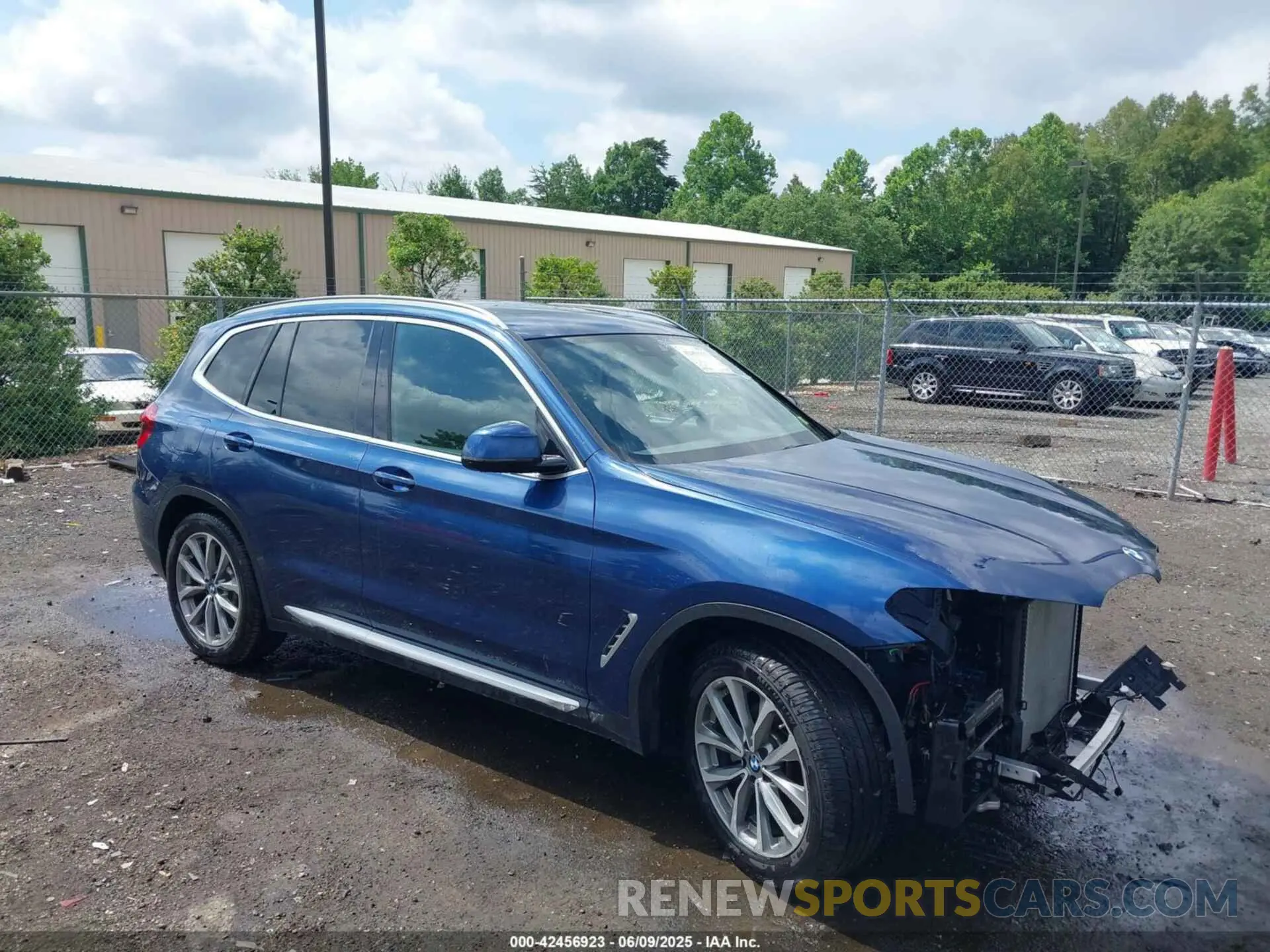 1 Photograph of a damaged car 5UXTR9C51KLD96652 BMW X3 2019