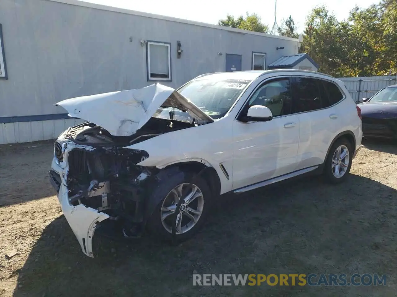 1 Photograph of a damaged car 5UXTR9C51KLE12302 BMW X3 2019