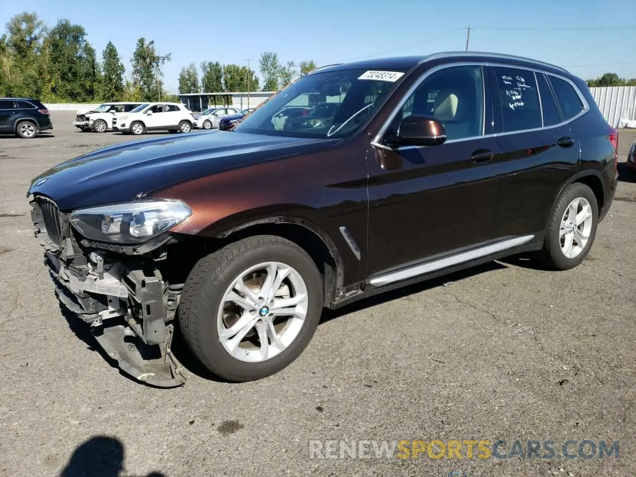 1 Photograph of a damaged car 5UXTR9C51KLE13286 BMW X3 2019