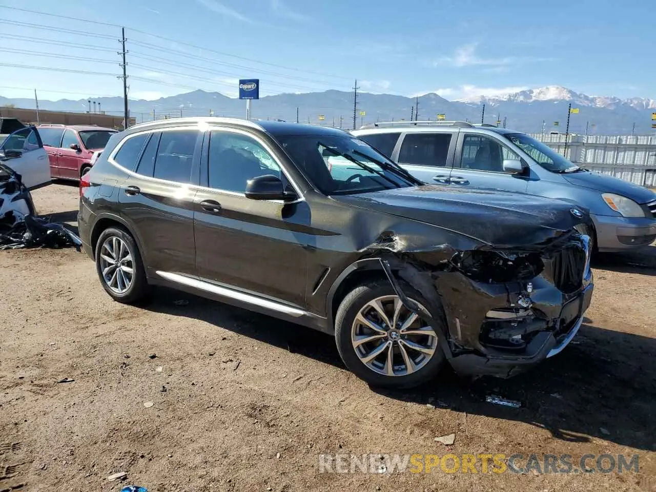 4 Photograph of a damaged car 5UXTR9C51KLP92335 BMW X3 2019