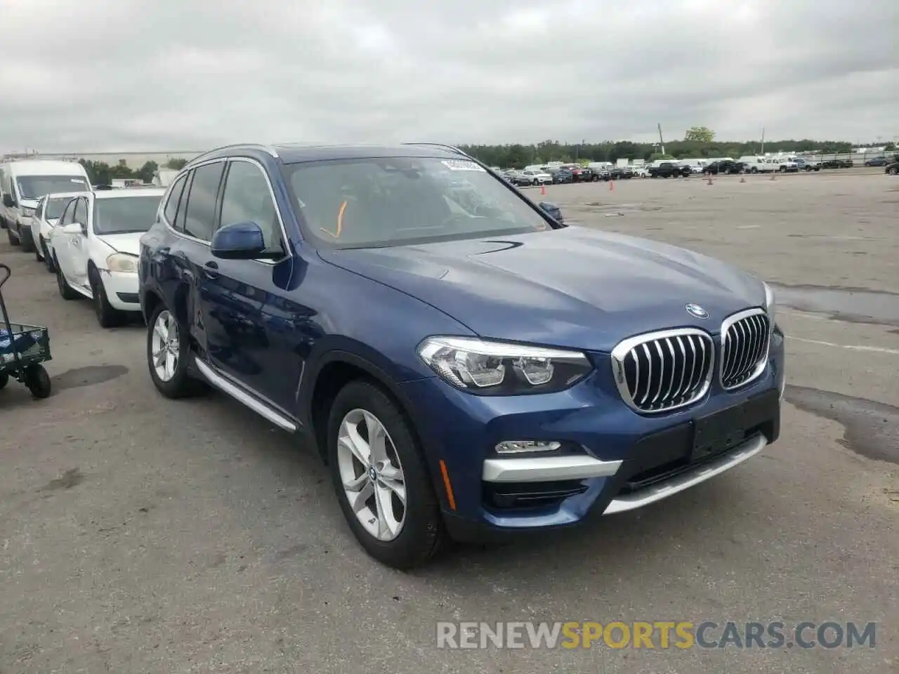 1 Photograph of a damaged car 5UXTR9C51KLP95011 BMW X3 2019