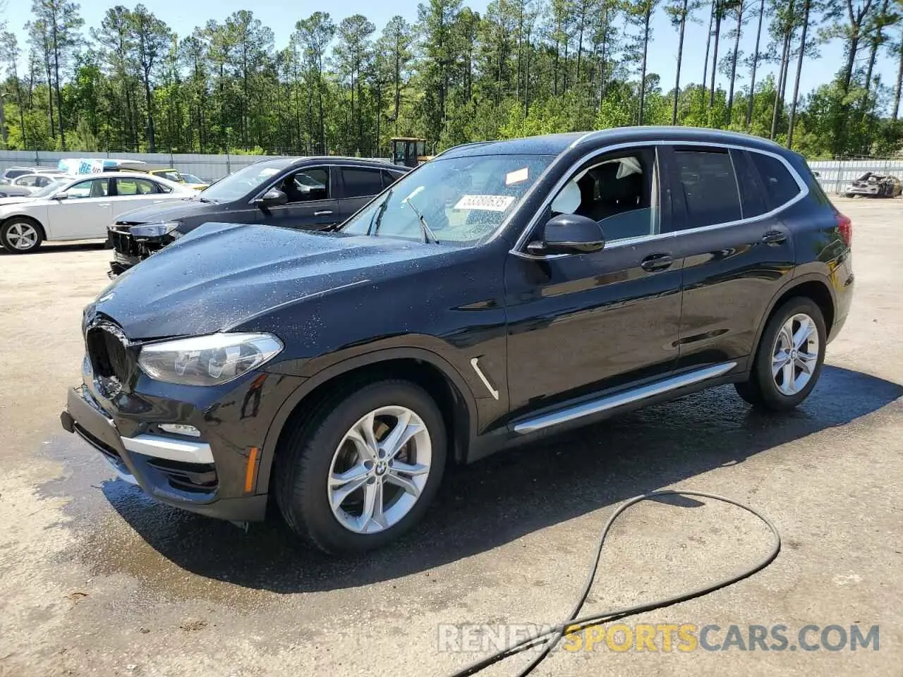 1 Photograph of a damaged car 5UXTR9C52KLD90830 BMW X3 2019