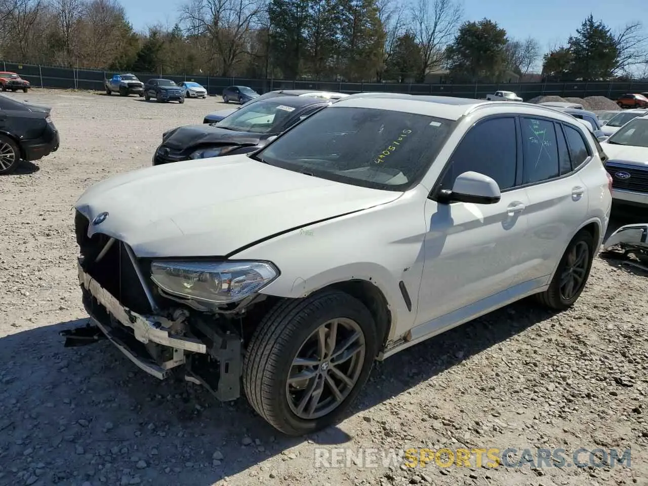 1 Photograph of a damaged car 5UXTR9C52KLD94165 BMW X3 2019