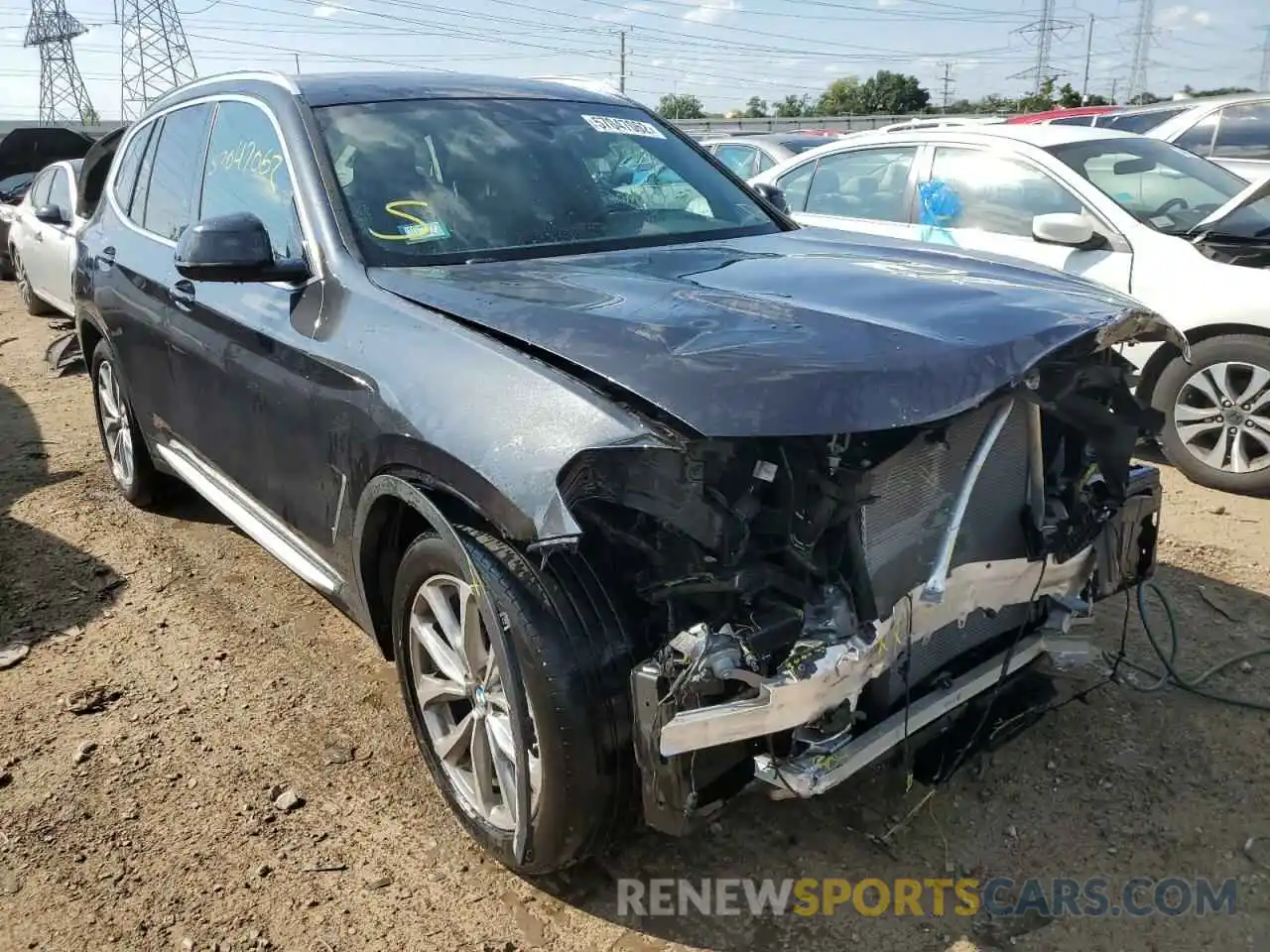 1 Photograph of a damaged car 5UXTR9C52KLD98118 BMW X3 2019