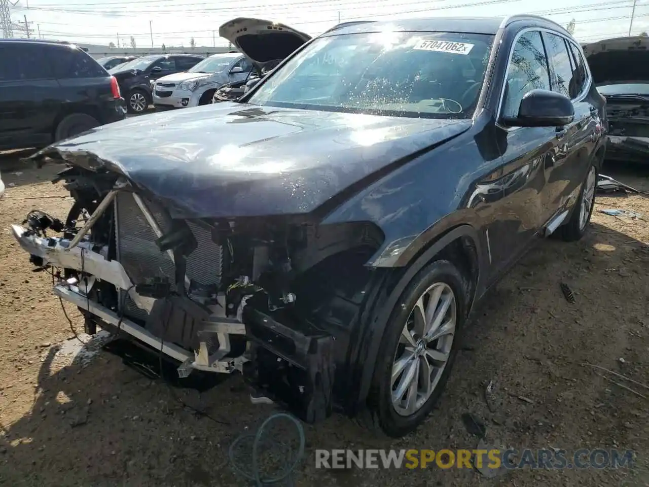 2 Photograph of a damaged car 5UXTR9C52KLD98118 BMW X3 2019