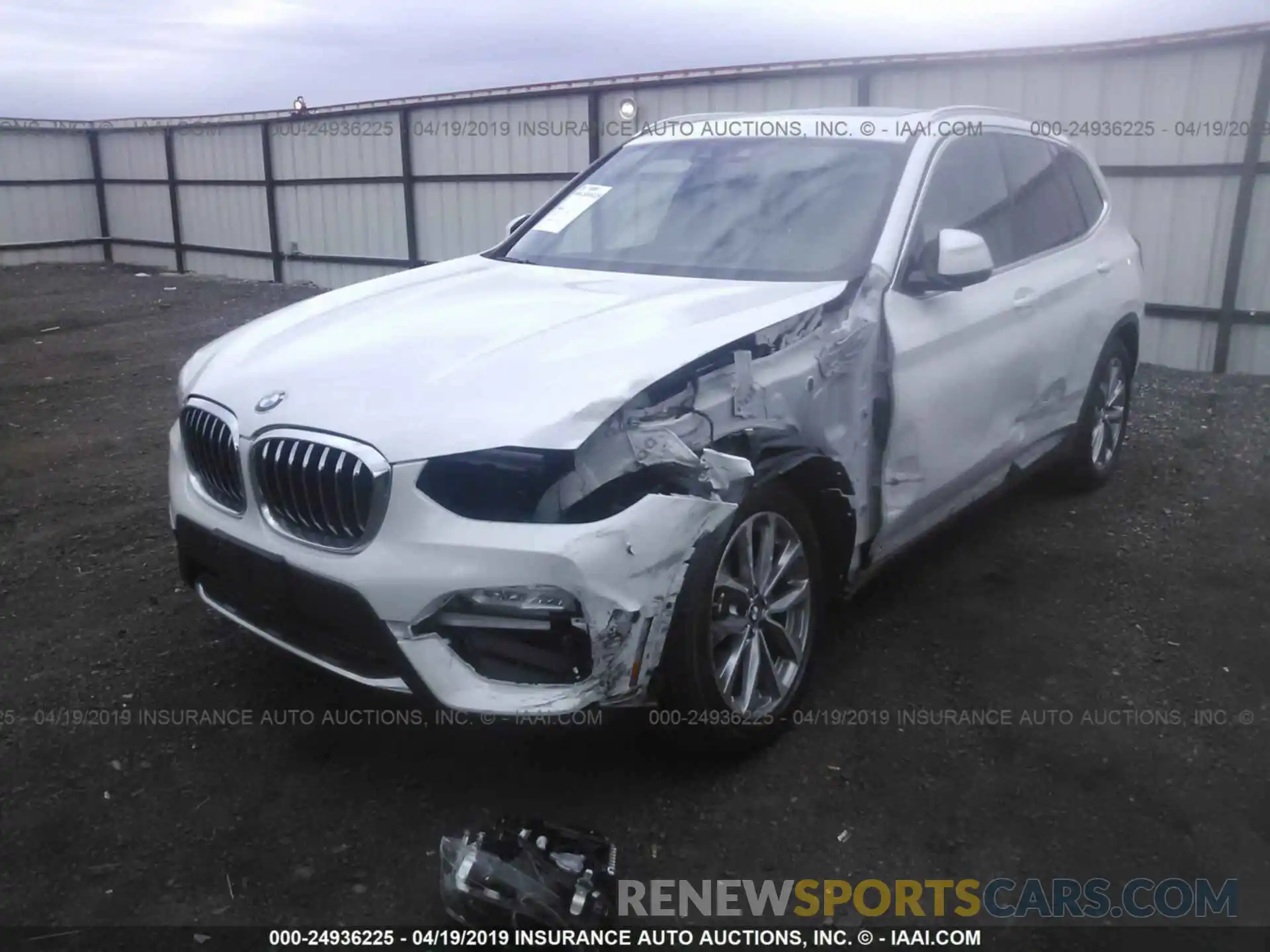 2 Photograph of a damaged car 5UXTR9C52KLE13071 BMW X3 2019