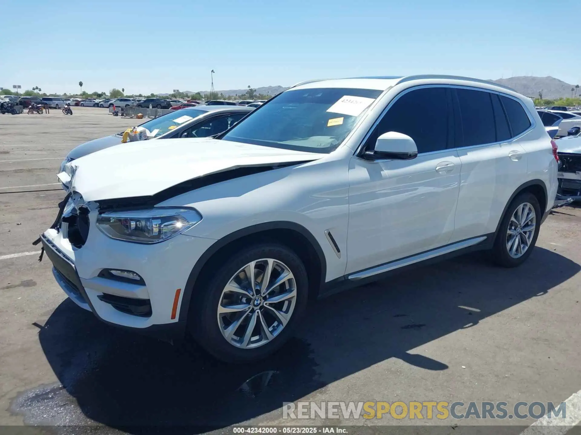 2 Photograph of a damaged car 5UXTR9C52KLE13877 BMW X3 2019