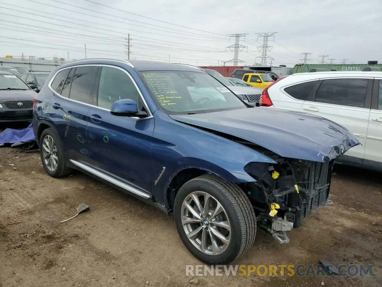 4 Photograph of a damaged car 5UXTR9C52KLP96443 BMW X3 2019