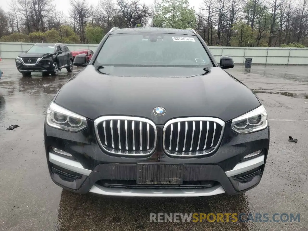 5 Photograph of a damaged car 5UXTR9C52KLP96894 BMW X3 2019