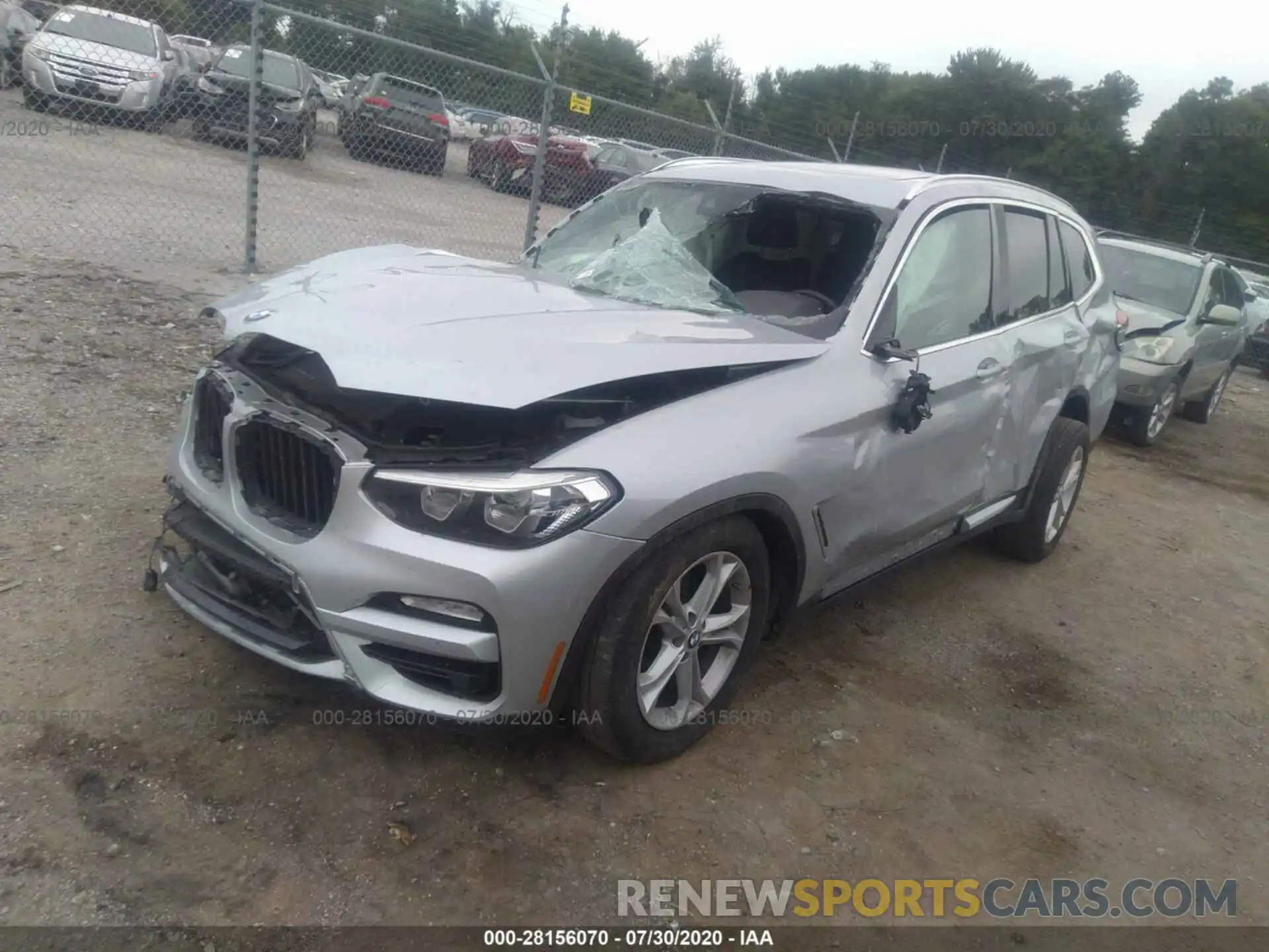 2 Photograph of a damaged car 5UXTR9C53KLD91467 BMW X3 2019