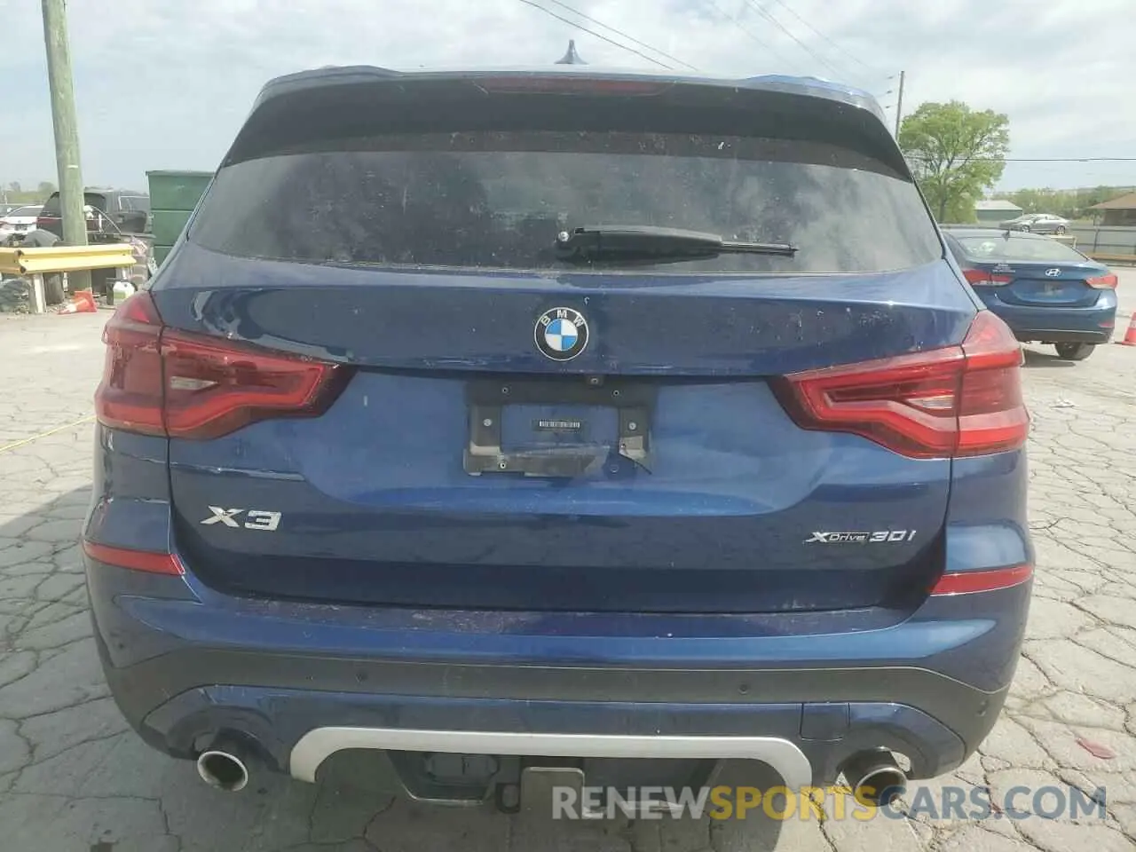 6 Photograph of a damaged car 5UXTR9C53KLD93820 BMW X3 2019