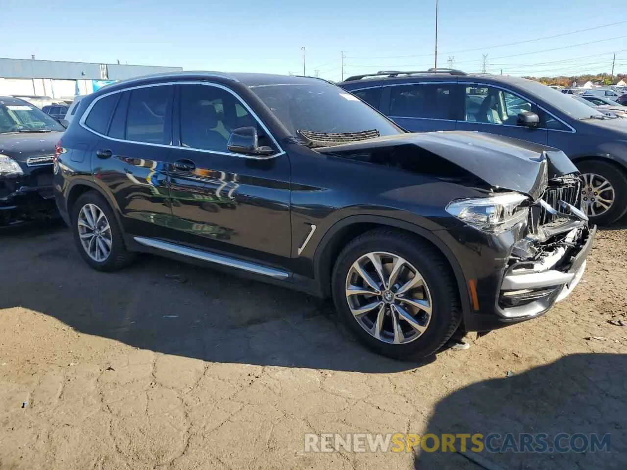 4 Photograph of a damaged car 5UXTR9C53KLP76542 BMW X3 2019