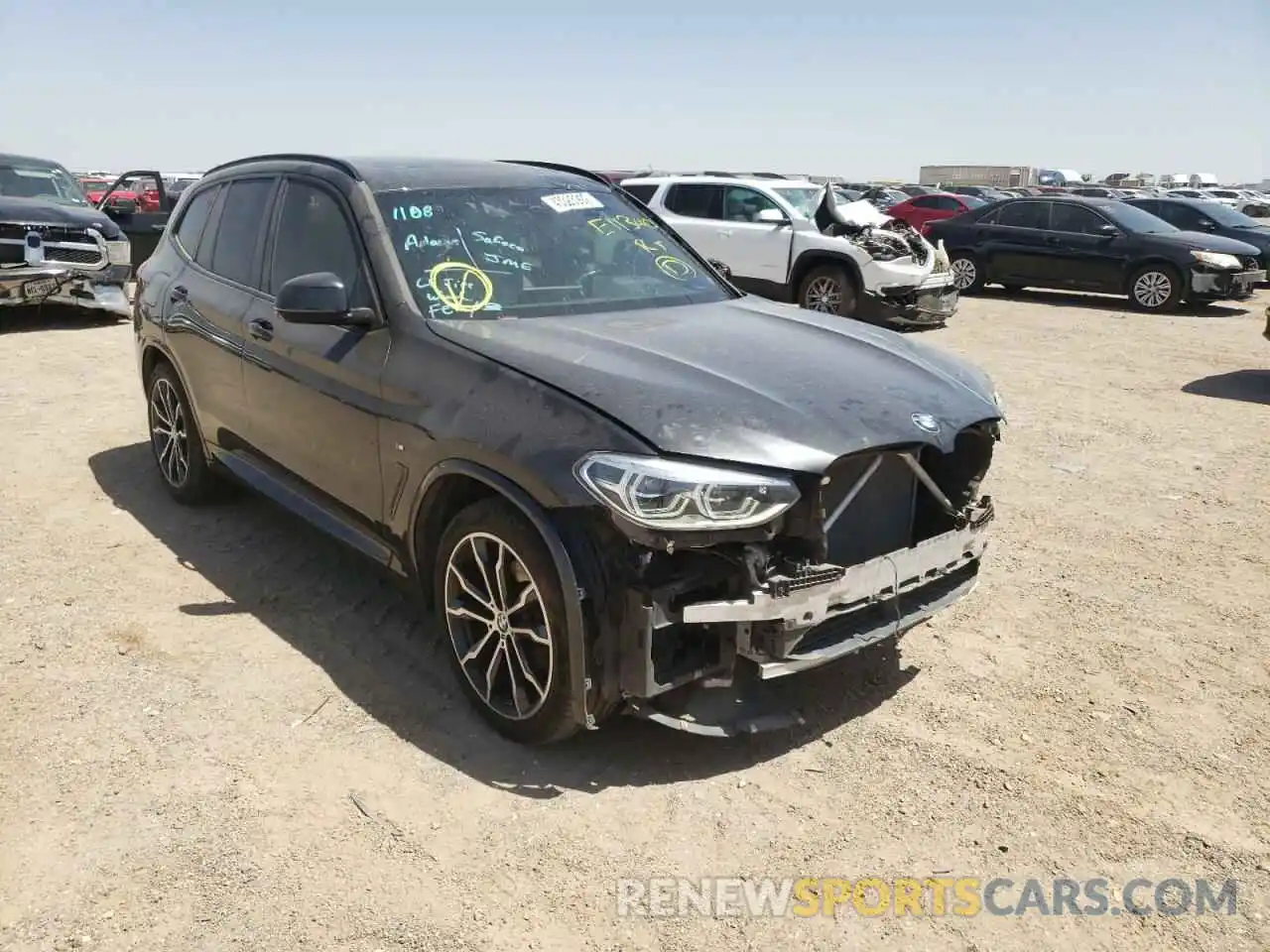 1 Photograph of a damaged car 5UXTR9C54KLE11340 BMW X3 2019