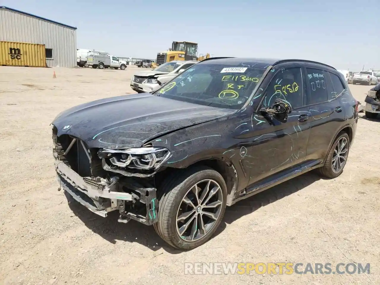 2 Photograph of a damaged car 5UXTR9C54KLE11340 BMW X3 2019