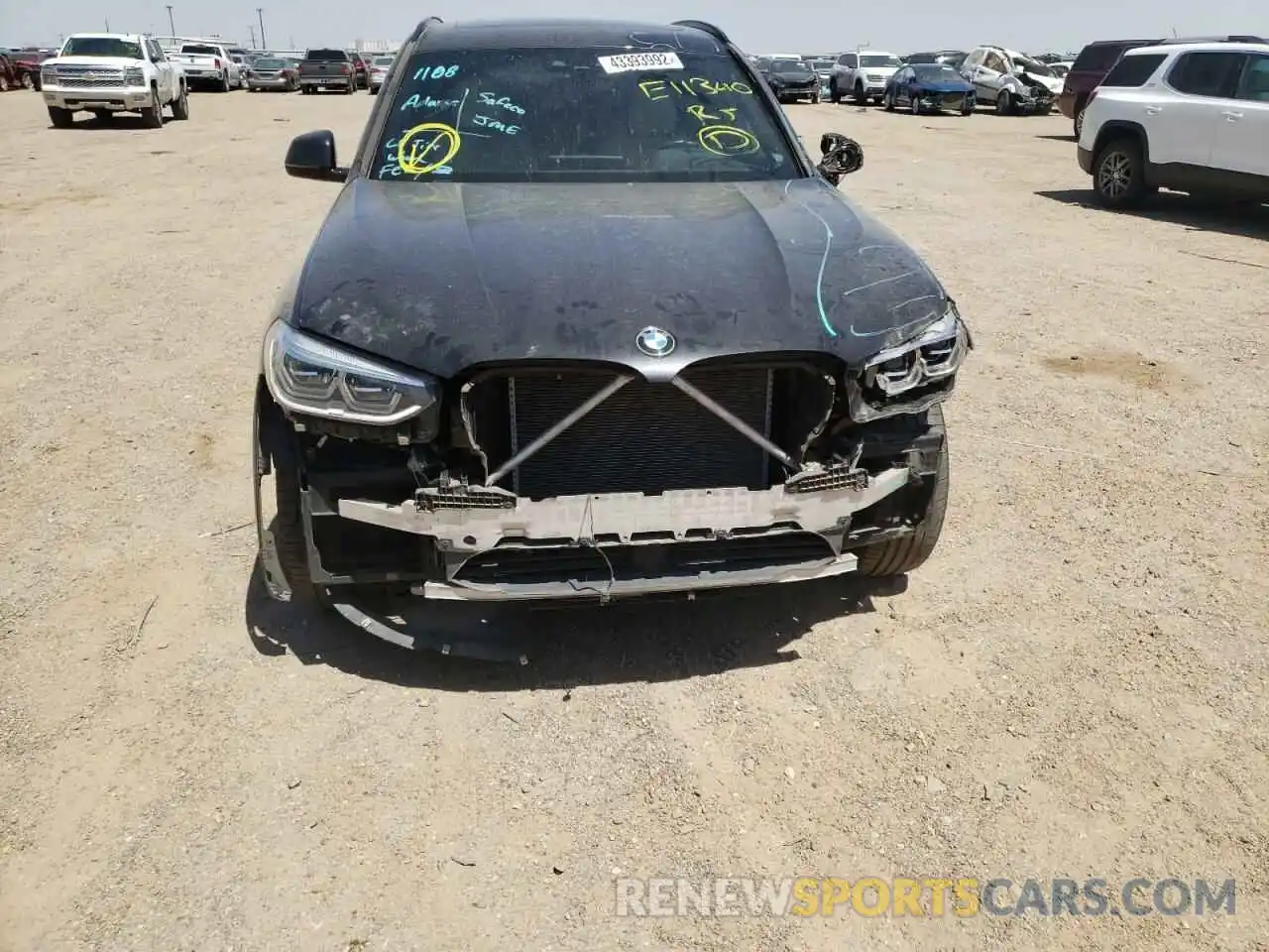 9 Photograph of a damaged car 5UXTR9C54KLE11340 BMW X3 2019