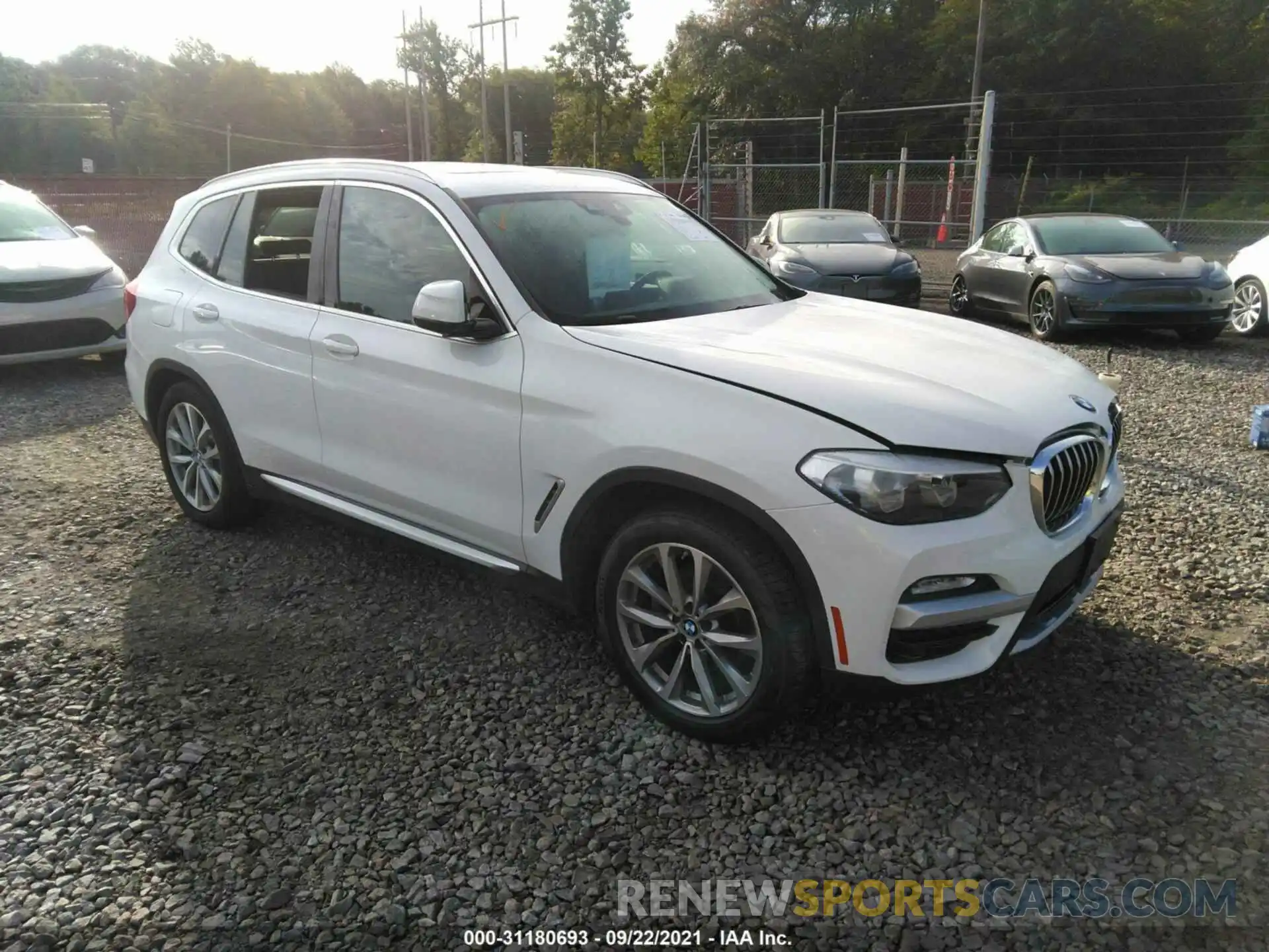 1 Photograph of a damaged car 5UXTR9C54KLE14433 BMW X3 2019