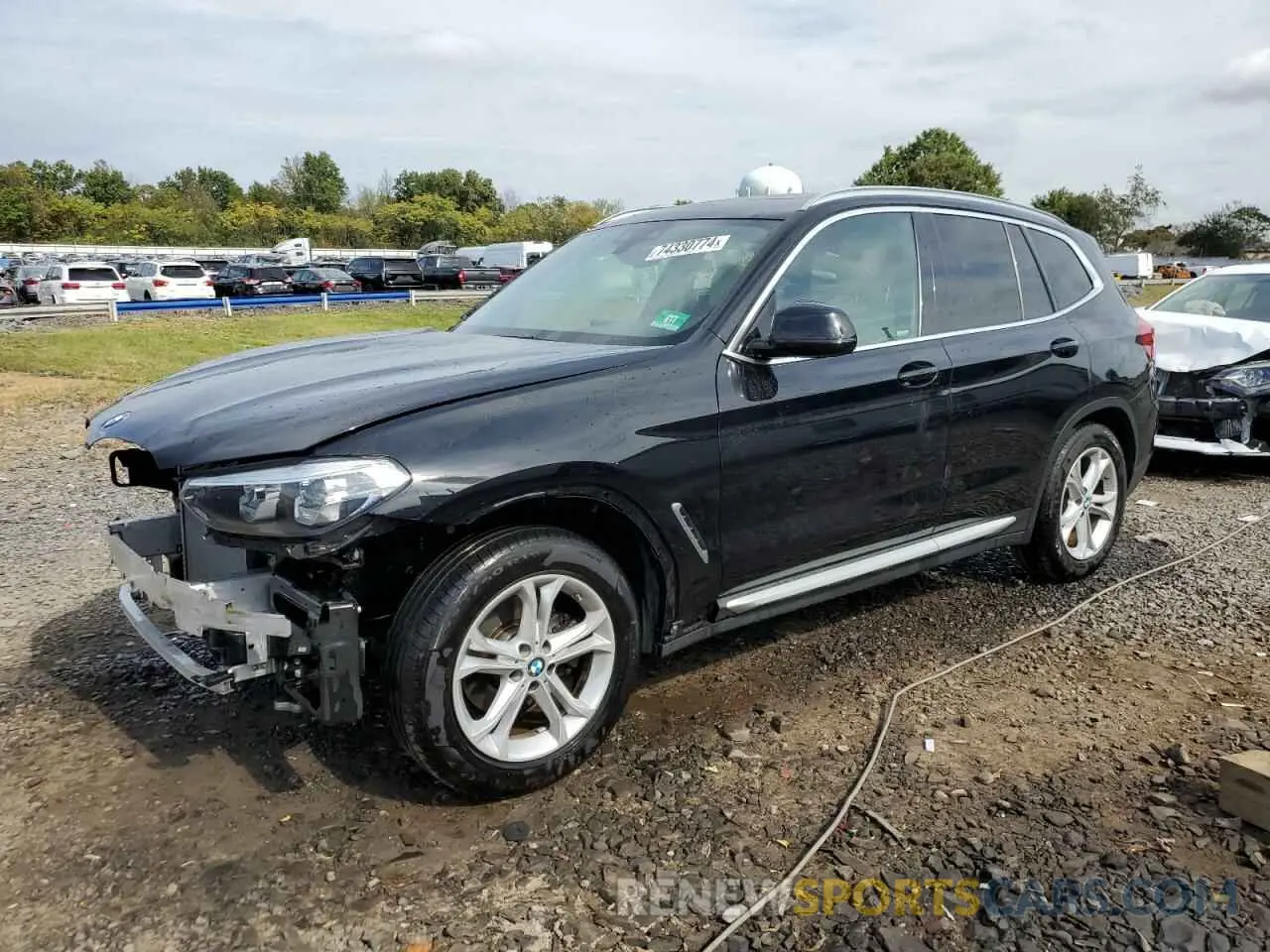 1 Photograph of a damaged car 5UXTR9C54KLE14528 BMW X3 2019