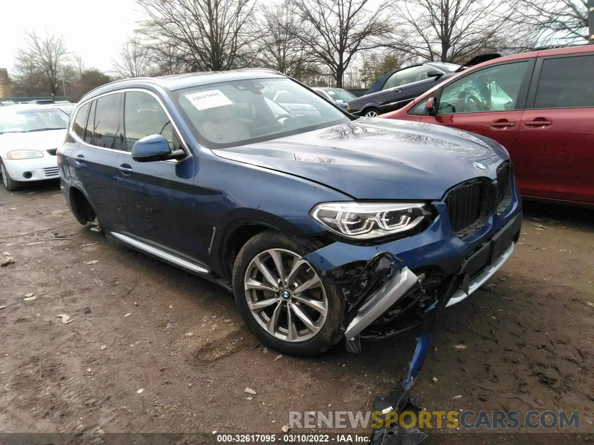 1 Photograph of a damaged car 5UXTR9C54KLE18739 BMW X3 2019