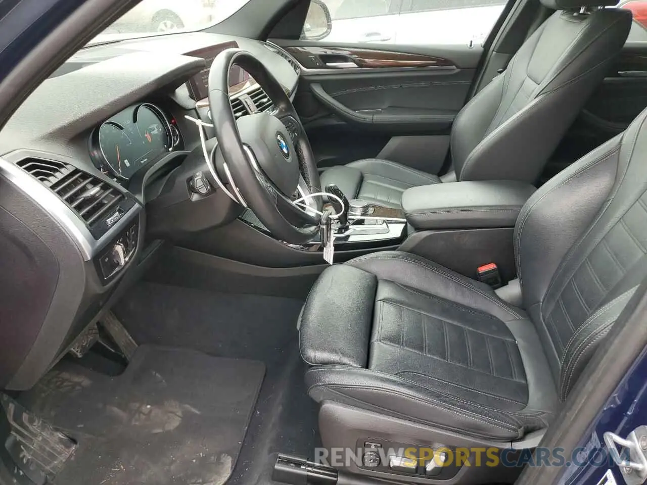 7 Photograph of a damaged car 5UXTR9C54KLP81880 BMW X3 2019