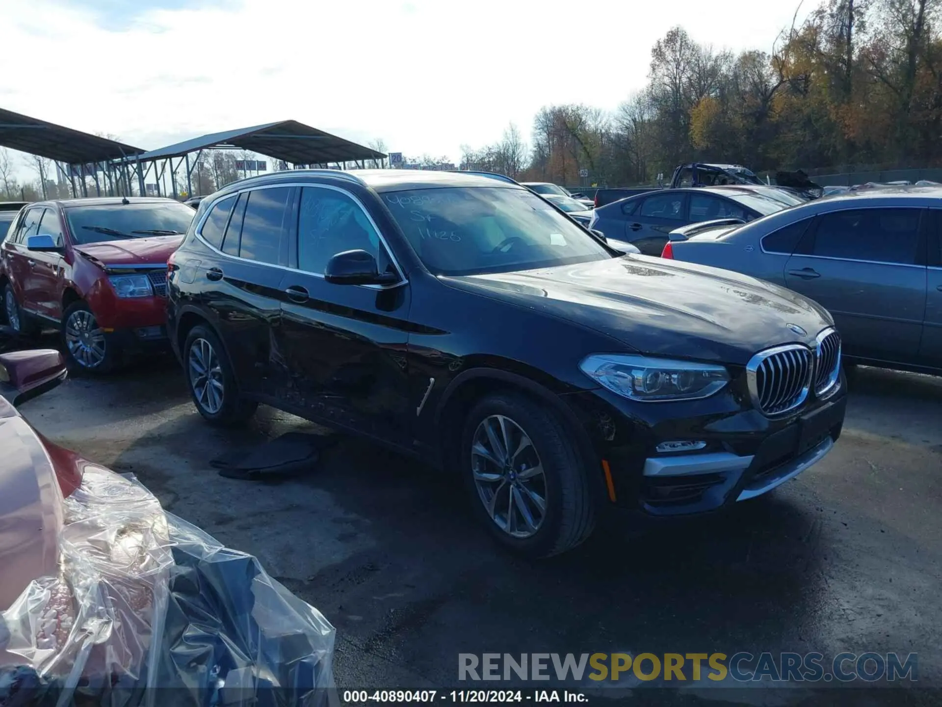 1 Photograph of a damaged car 5UXTR9C54KLP88246 BMW X3 2019