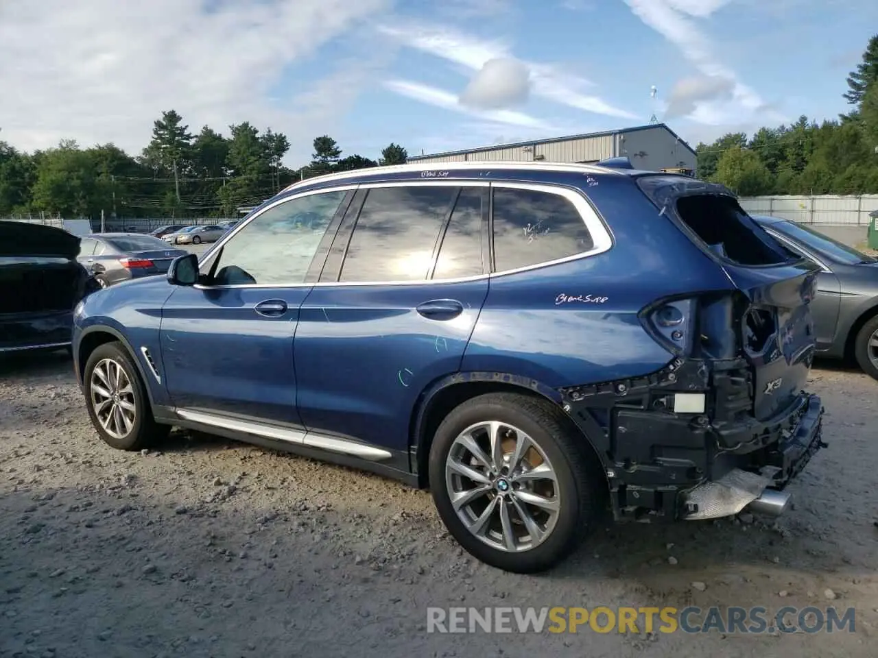 2 Photograph of a damaged car 5UXTR9C55KLD93169 BMW X3 2019