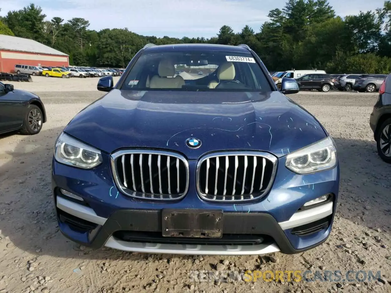 5 Photograph of a damaged car 5UXTR9C55KLD93169 BMW X3 2019
