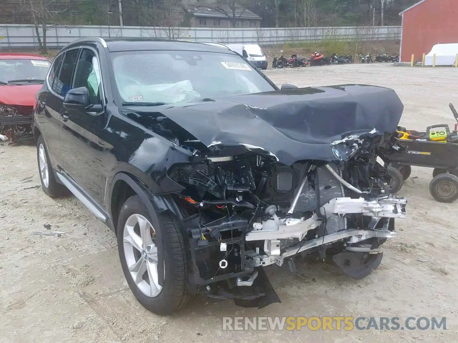 1 Photograph of a damaged car 5UXTR9C55KLE15543 BMW X3 2019