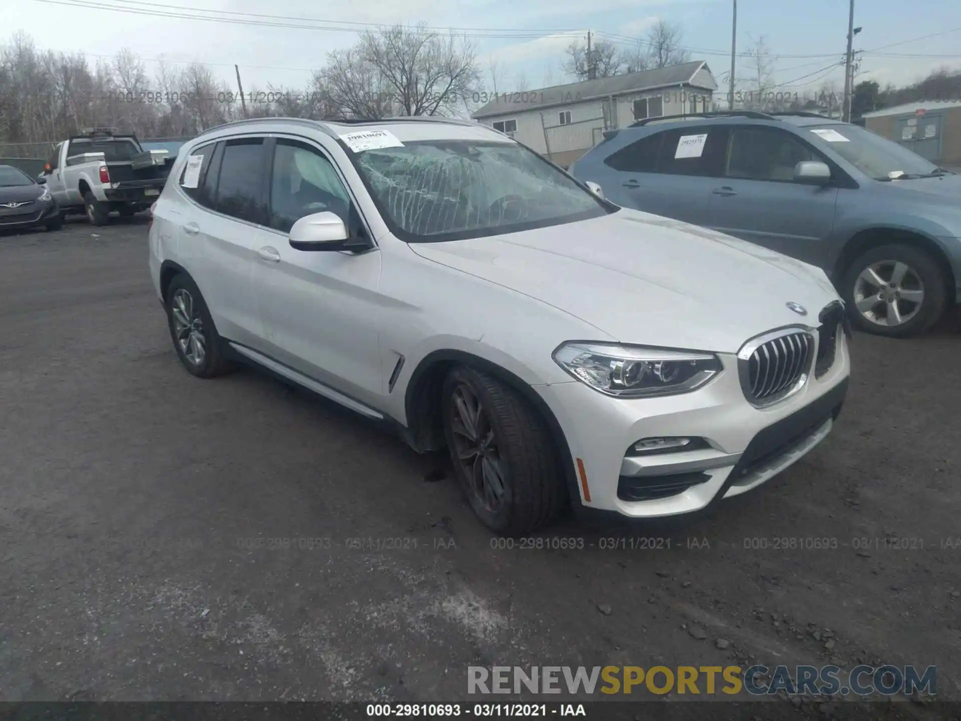 1 Photograph of a damaged car 5UXTR9C55KLP85744 BMW X3 2019