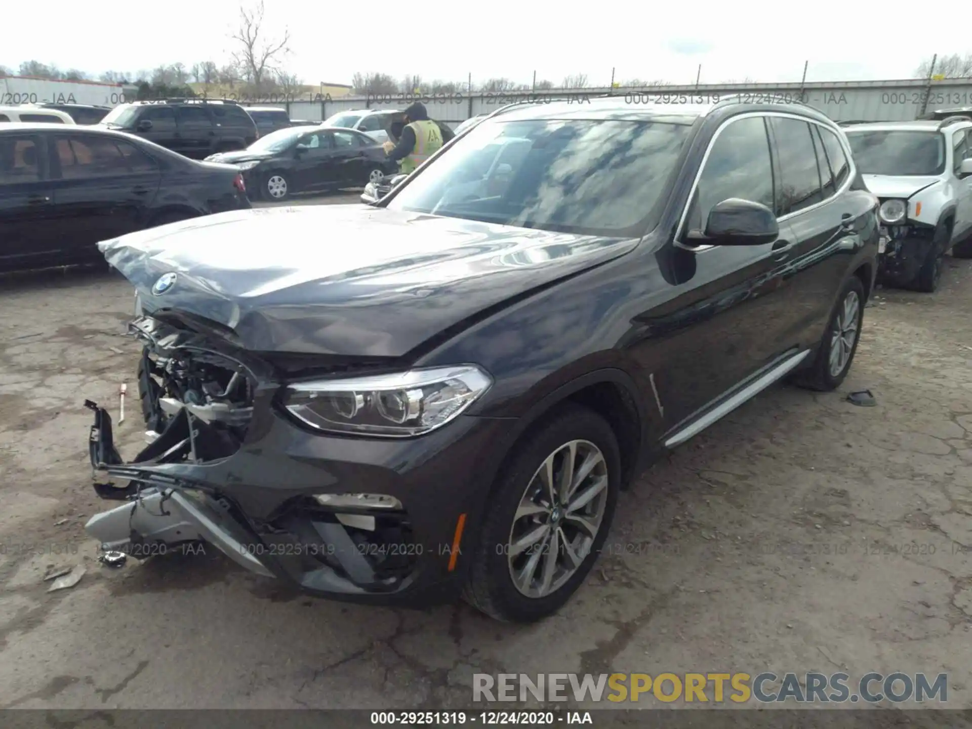 2 Photograph of a damaged car 5UXTR9C55KLP87509 BMW X3 2019