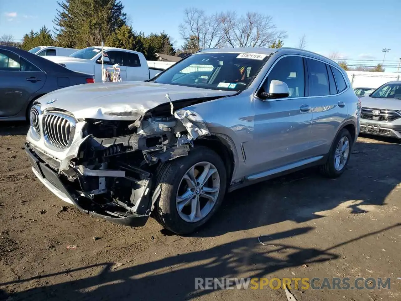 1 Photograph of a damaged car 5UXTR9C55KLR05347 BMW X3 2019
