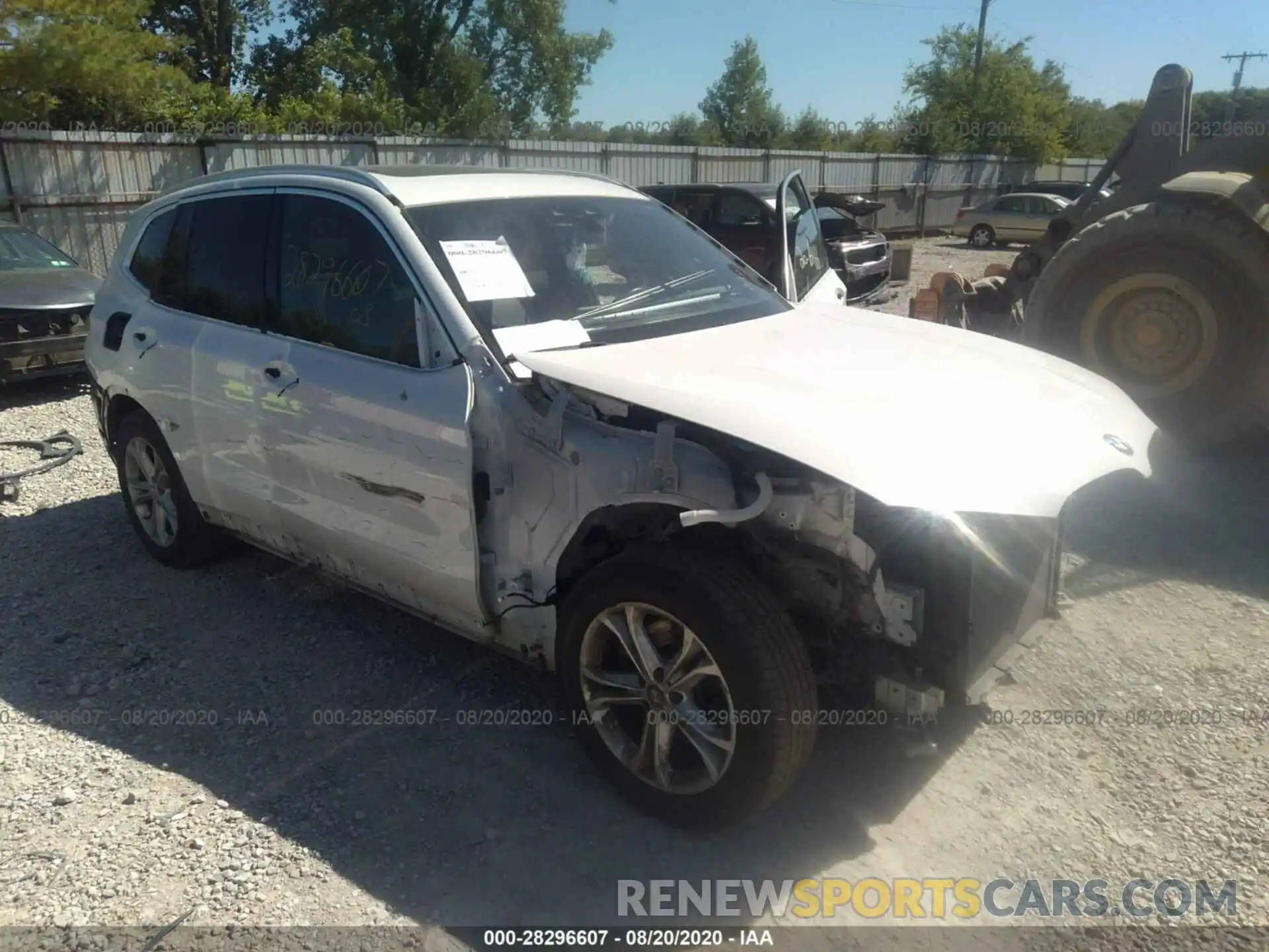 1 Photograph of a damaged car 5UXTR9C56KLD91558 BMW X3 2019