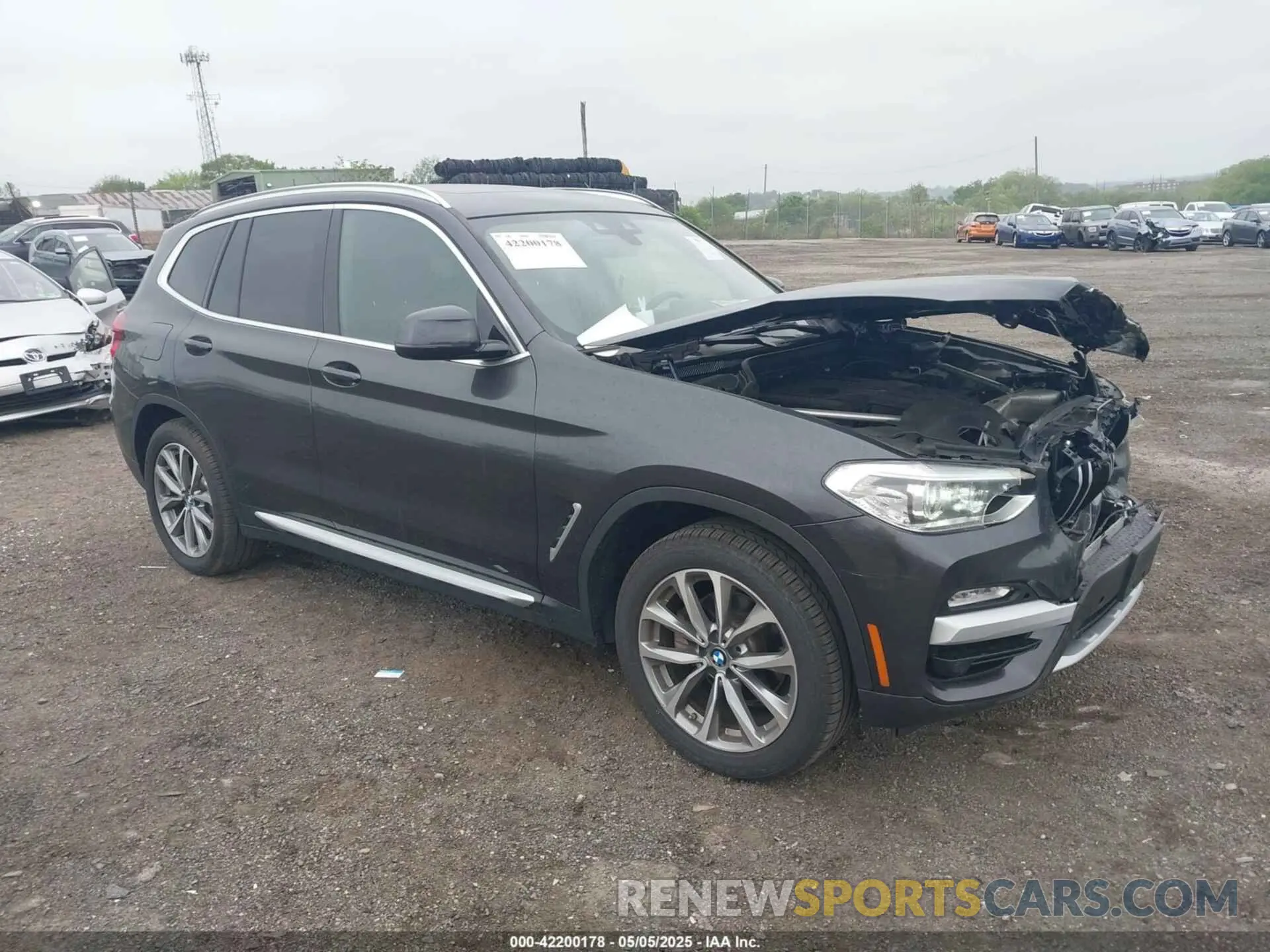 1 Photograph of a damaged car 5UXTR9C56KLD92631 BMW X3 2019