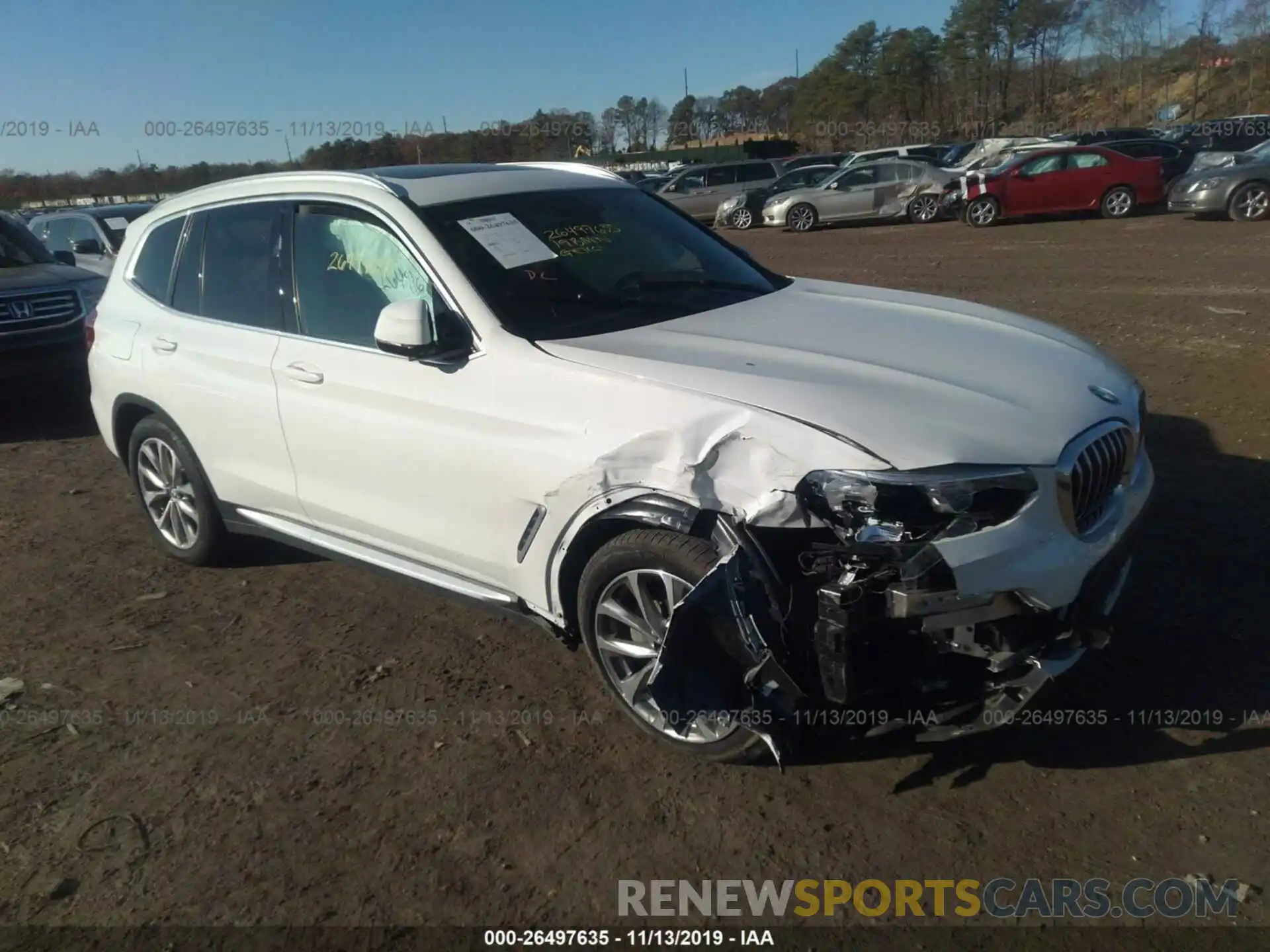 1 Photograph of a damaged car 5UXTR9C56KLD96128 BMW X3 2019