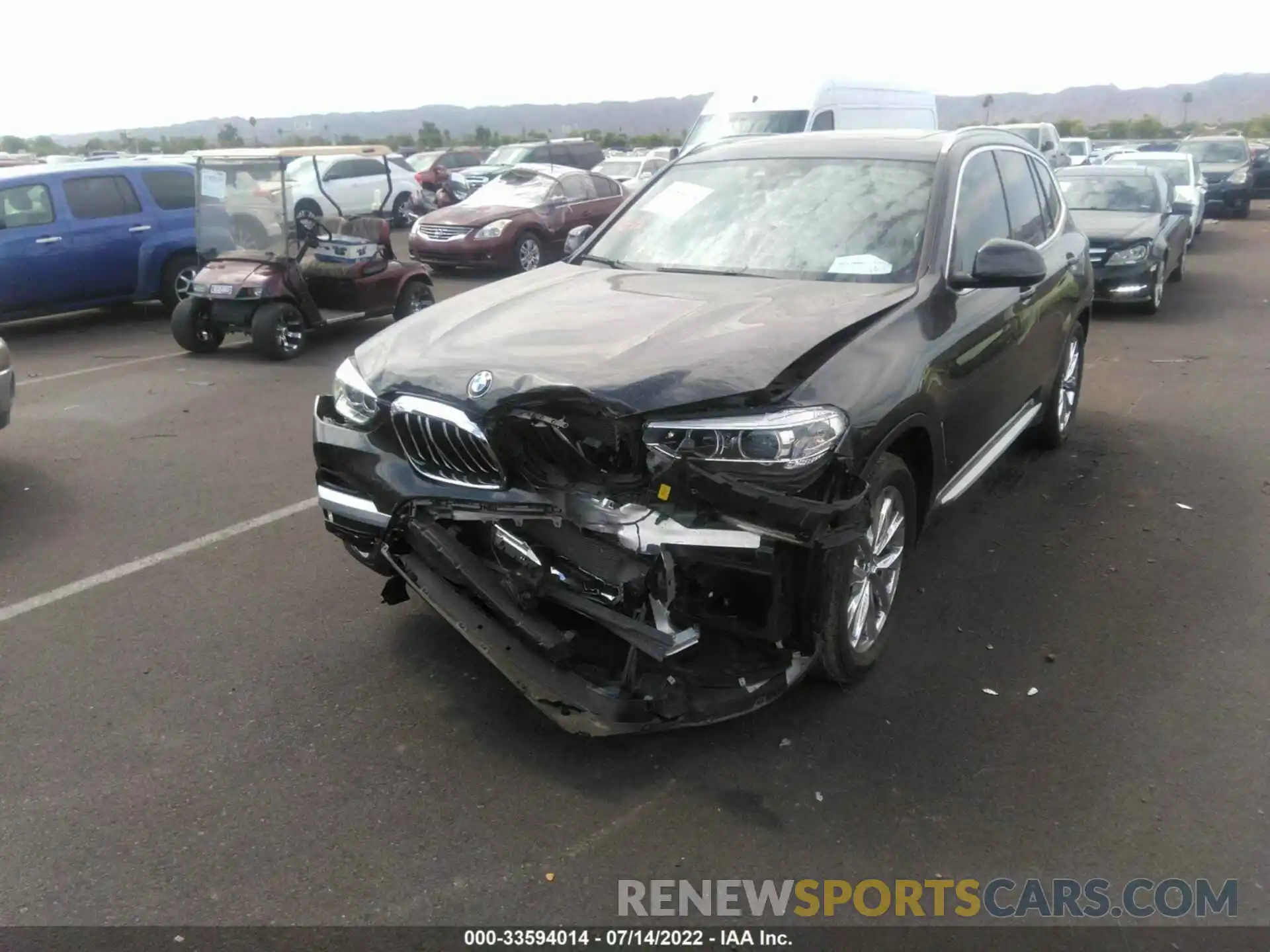 6 Photograph of a damaged car 5UXTR9C56KLE21478 BMW X3 2019