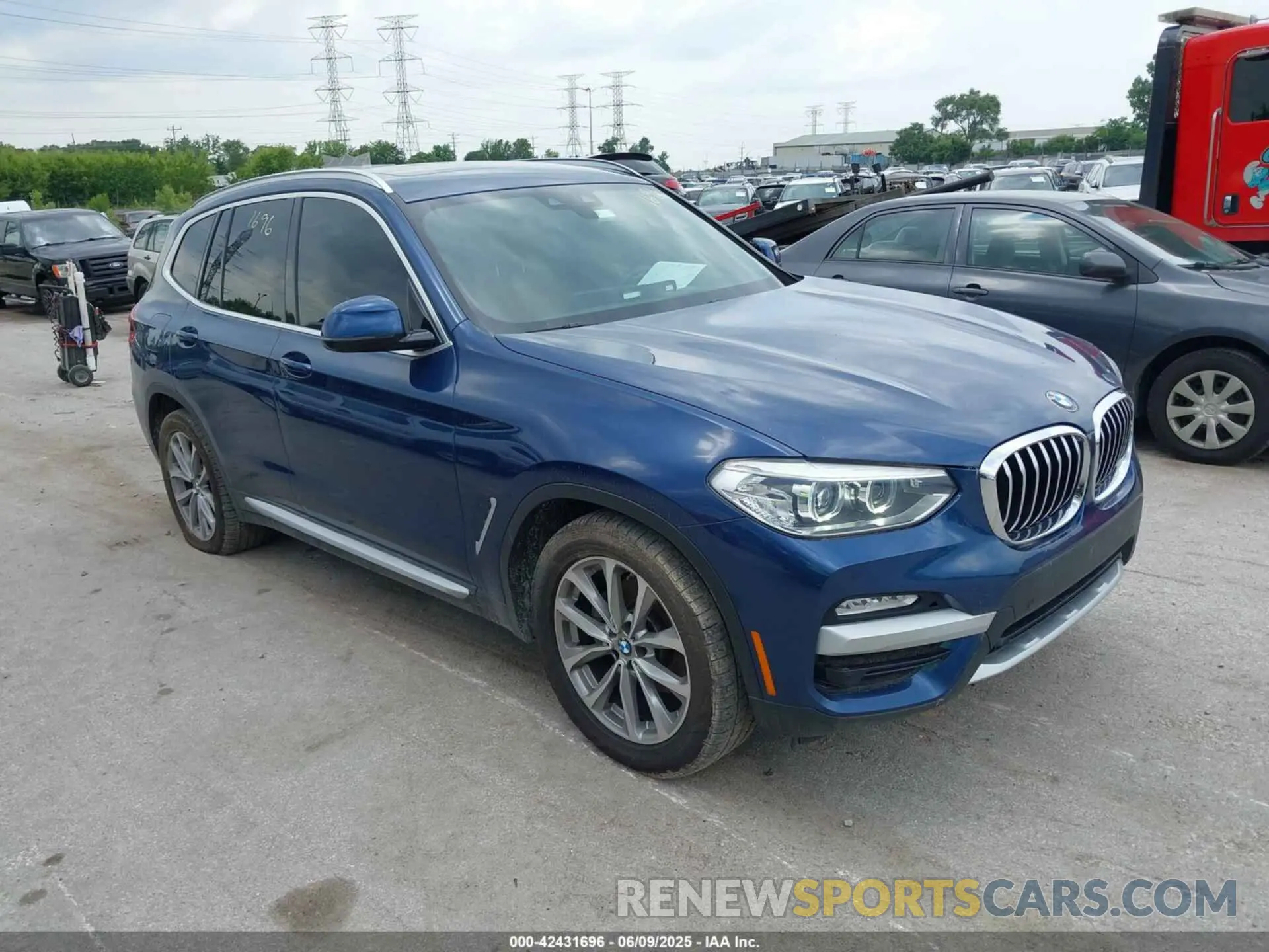 1 Photograph of a damaged car 5UXTR9C56KLP85347 BMW X3 2019