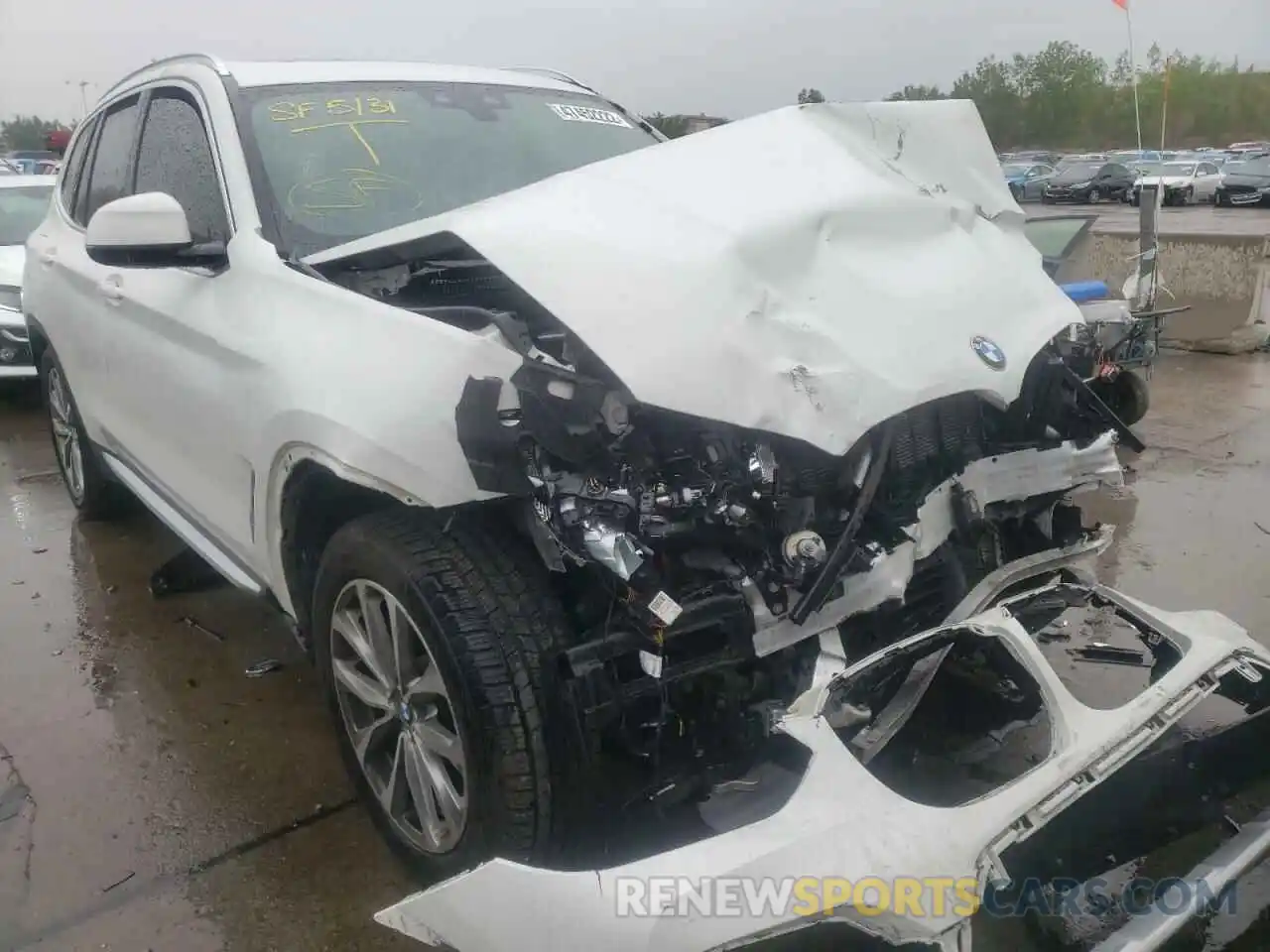 1 Photograph of a damaged car 5UXTR9C56KLP93853 BMW X3 2019