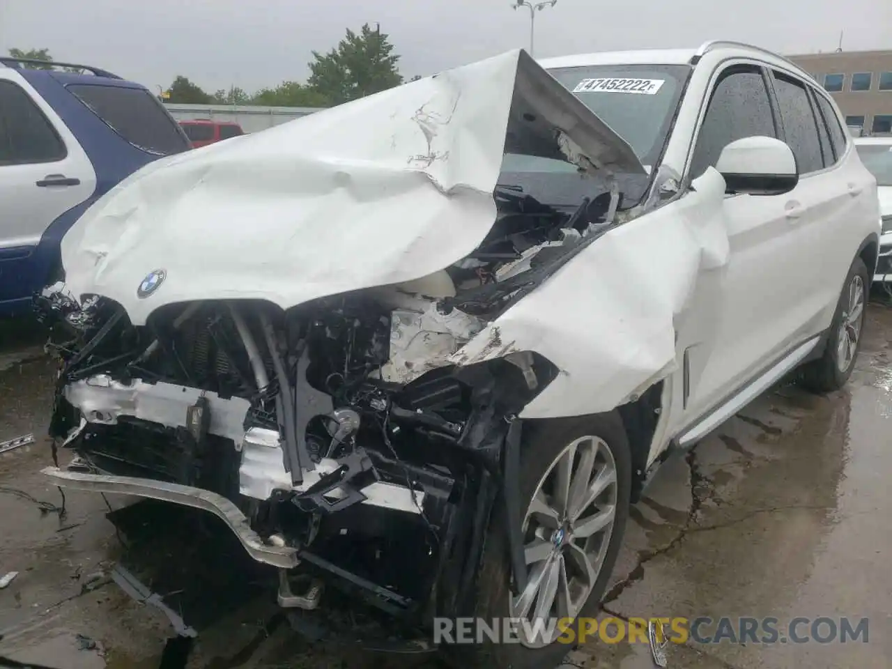 2 Photograph of a damaged car 5UXTR9C56KLP93853 BMW X3 2019