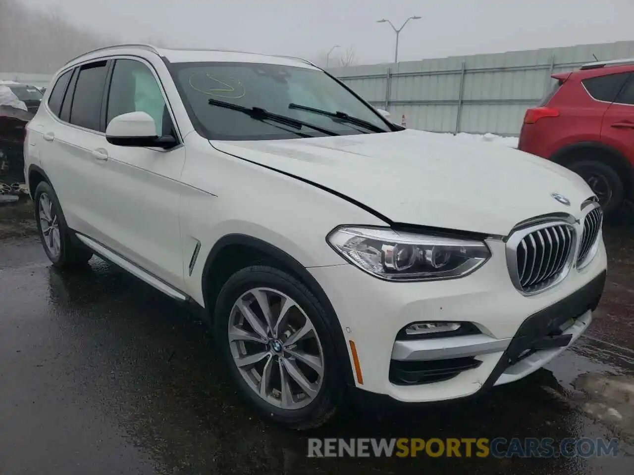 1 Photograph of a damaged car 5UXTR9C56KLR04952 BMW X3 2019