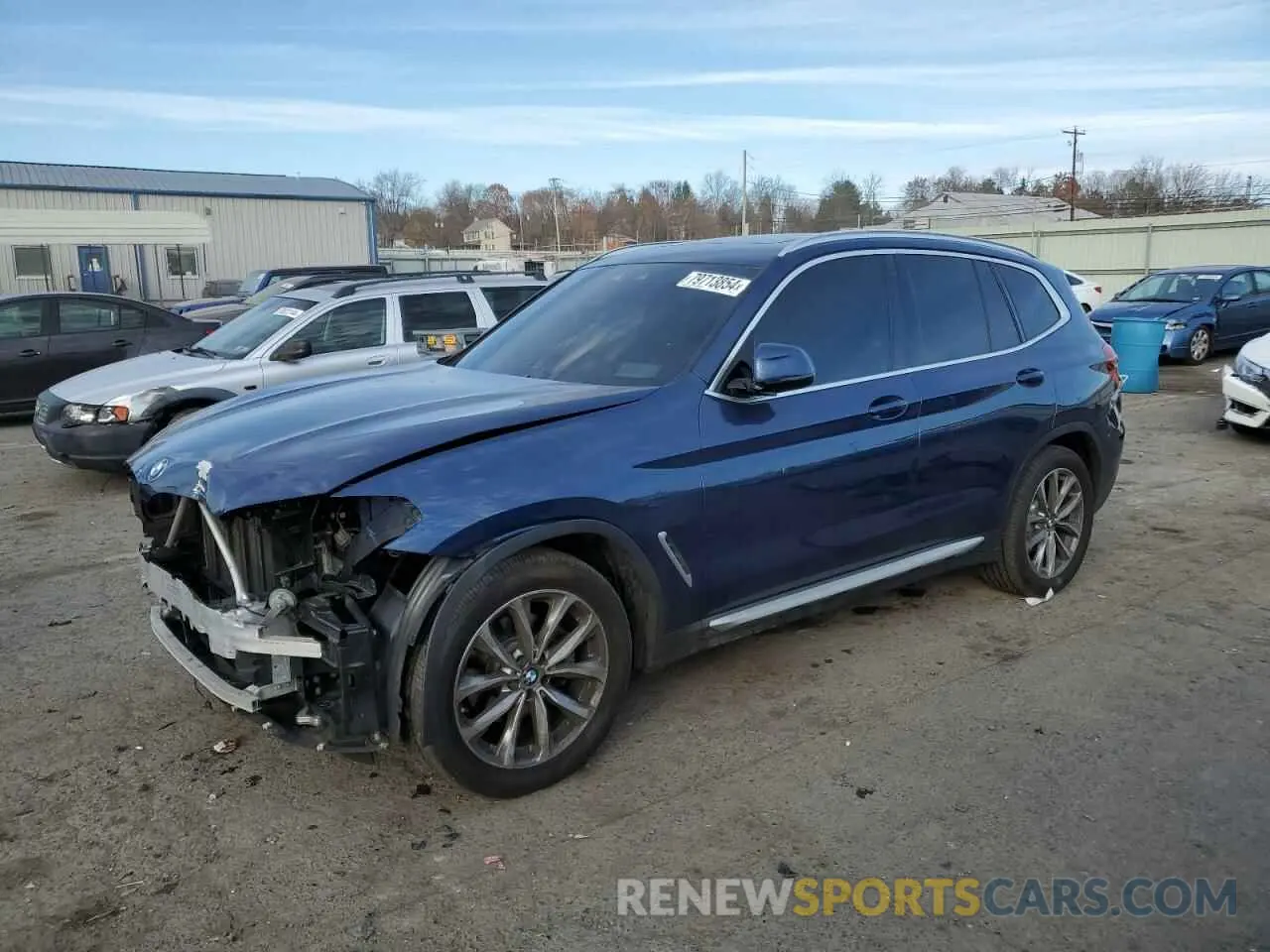 1 Photograph of a damaged car 5UXTR9C56KLR07642 BMW X3 2019