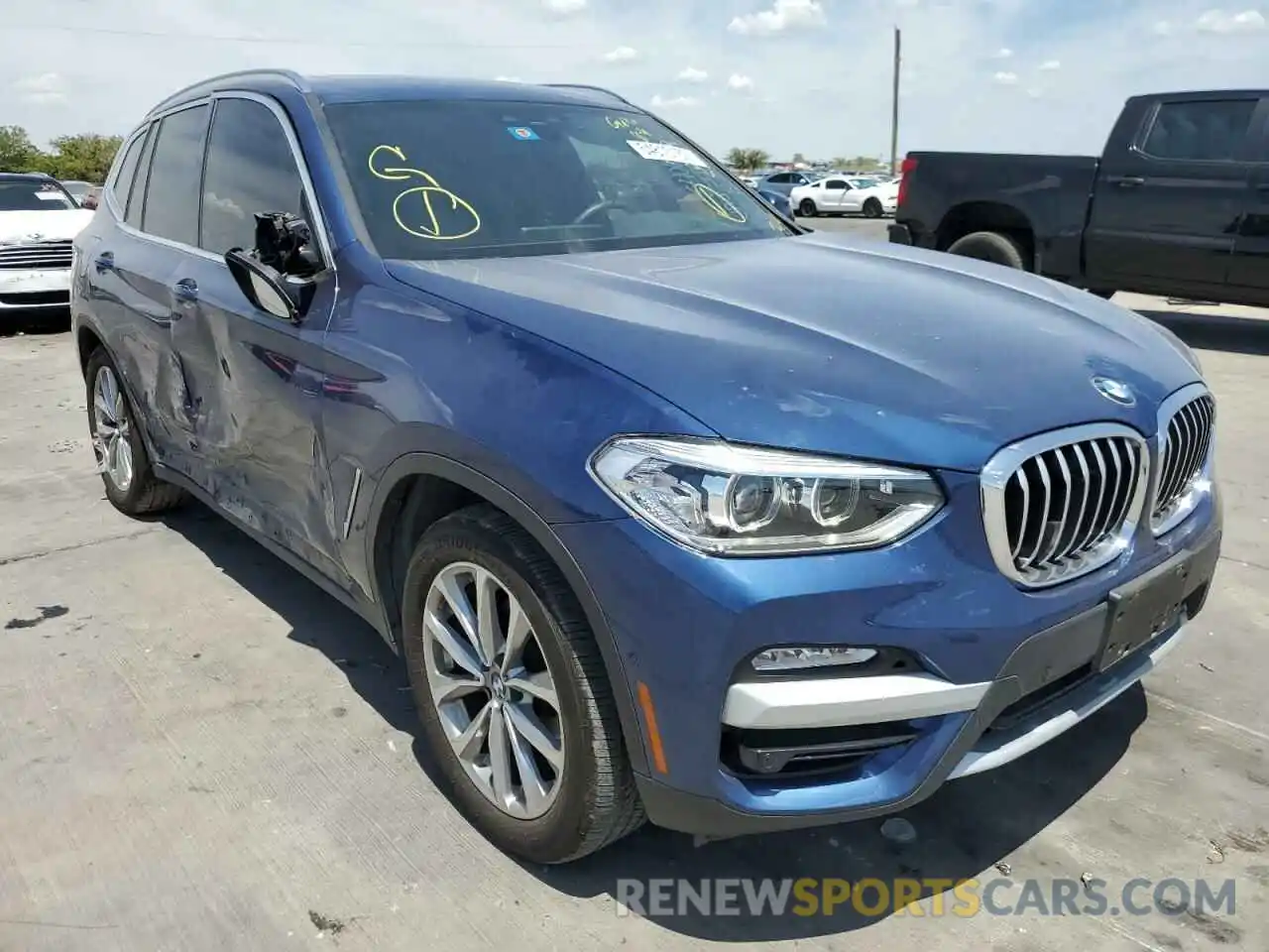 1 Photograph of a damaged car 5UXTR9C57KLD92119 BMW X3 2019