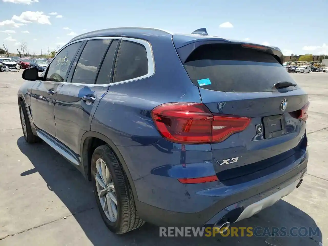 3 Photograph of a damaged car 5UXTR9C57KLD92119 BMW X3 2019