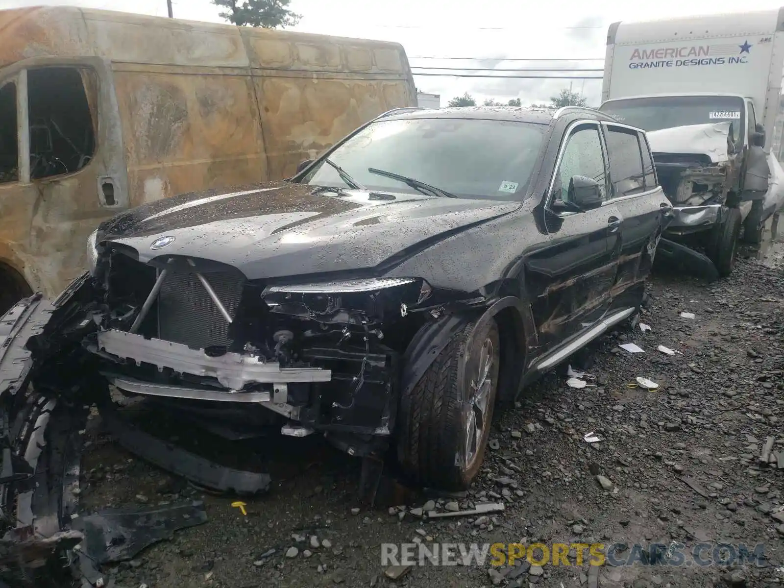 2 Photograph of a damaged car 5UXTR9C57KLD95215 BMW X3 2019