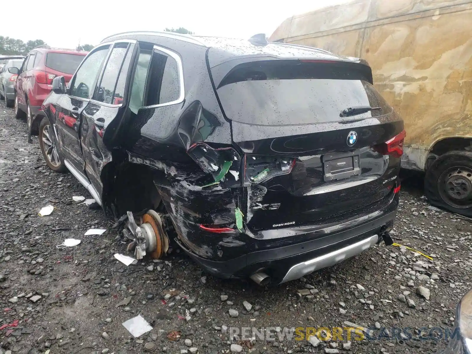 3 Photograph of a damaged car 5UXTR9C57KLD95215 BMW X3 2019